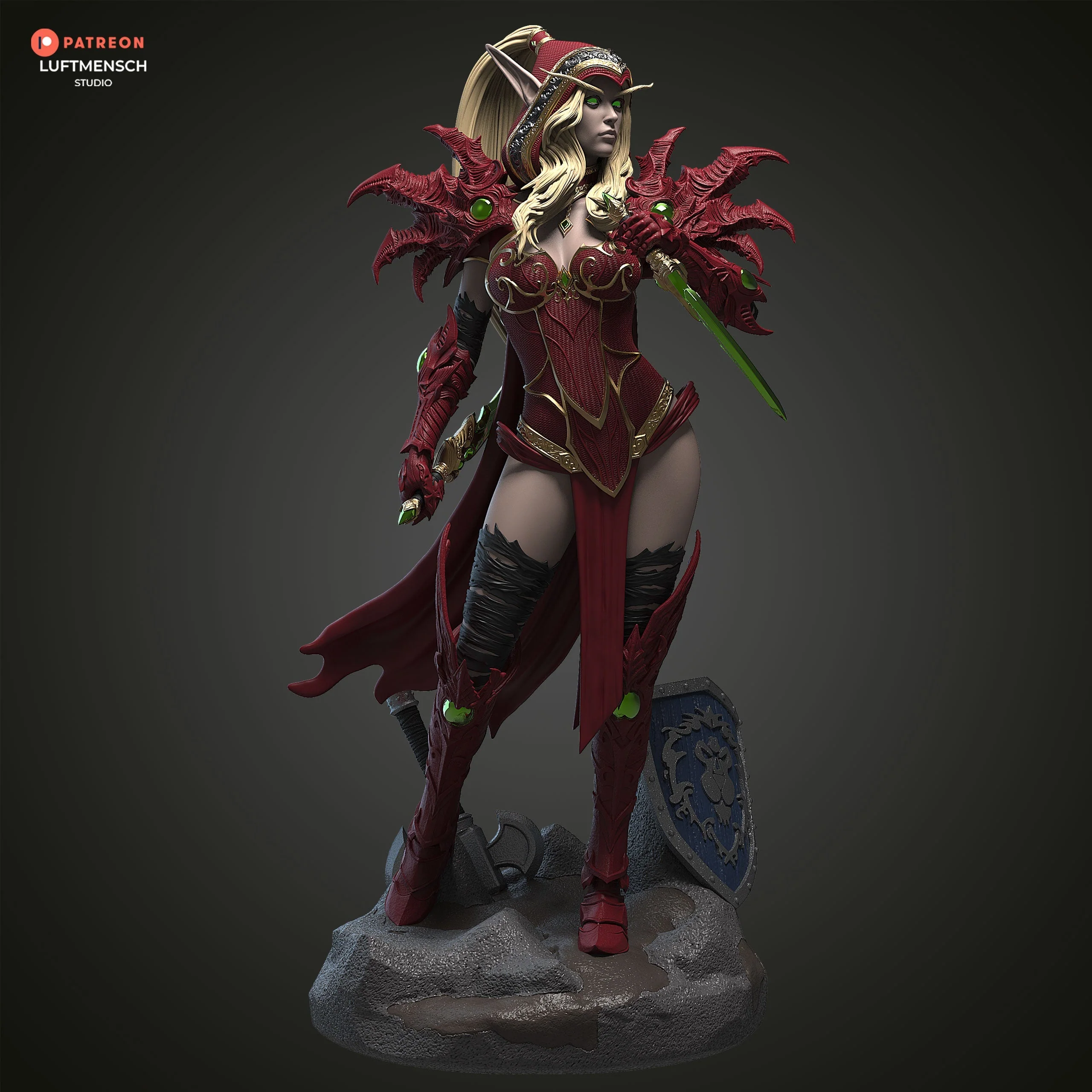 Blood Elf Assassin Statue - Image 7
