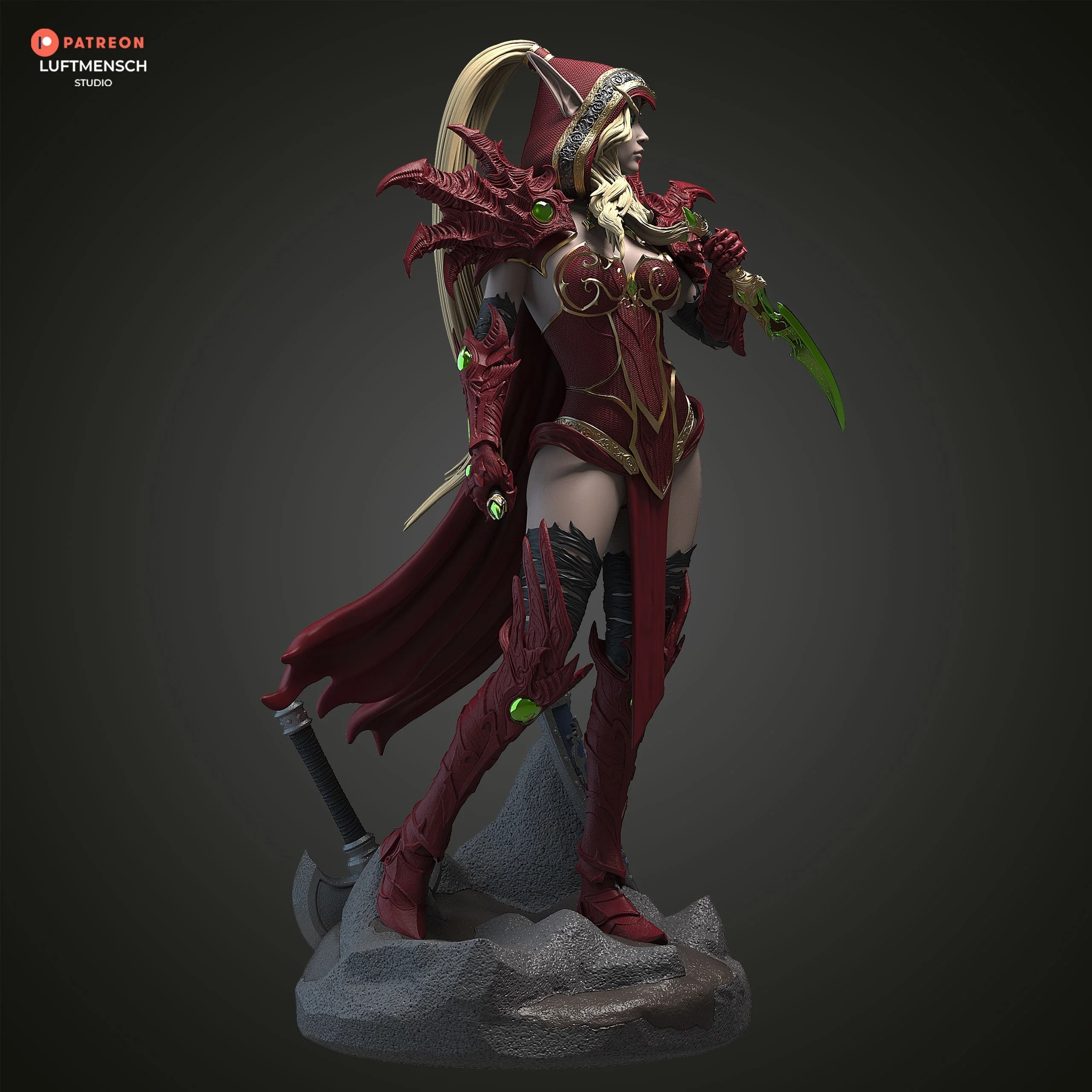 Blood Elf Assassin Statue - Image 8