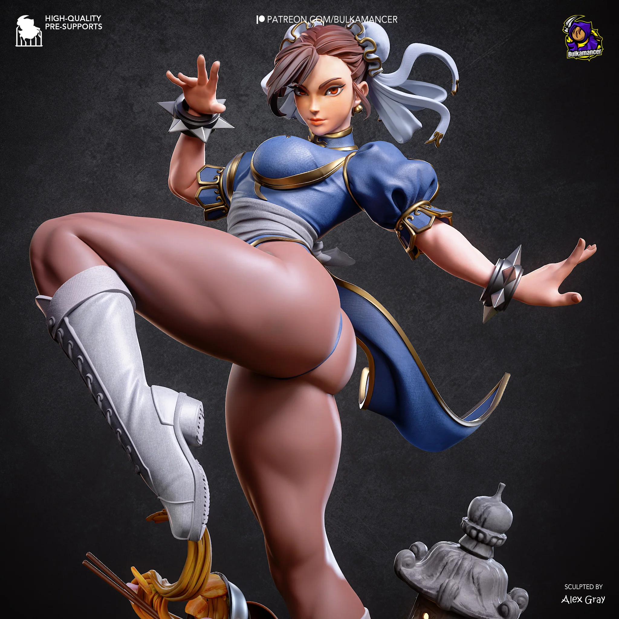 Martial Arts Master Statue - Image 2