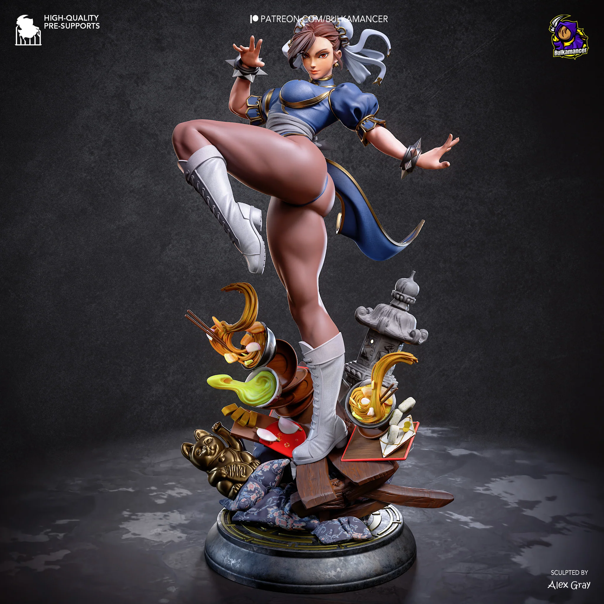 Martial Arts Master Statue - Image 3