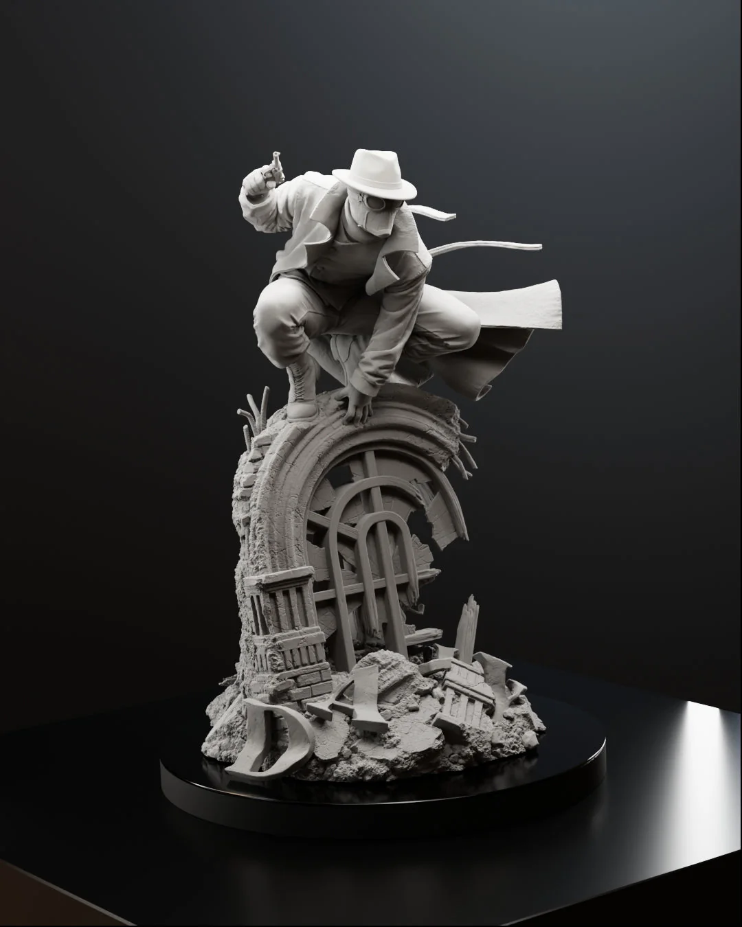 The Masked Vigilante Statue - Image 10