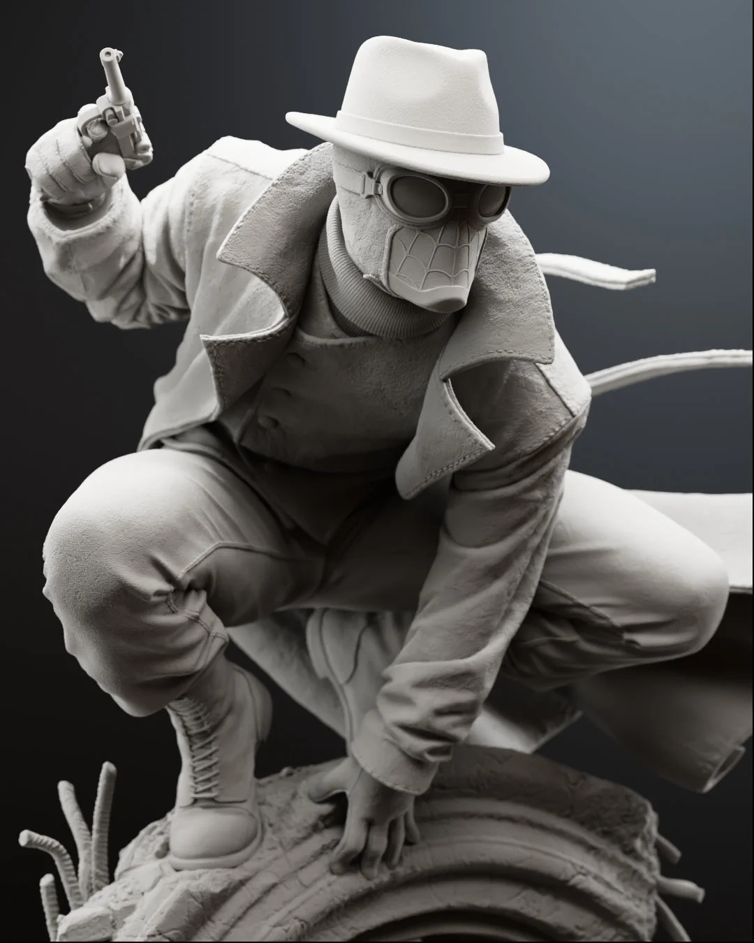 The Masked Vigilante Statue - Image 3
