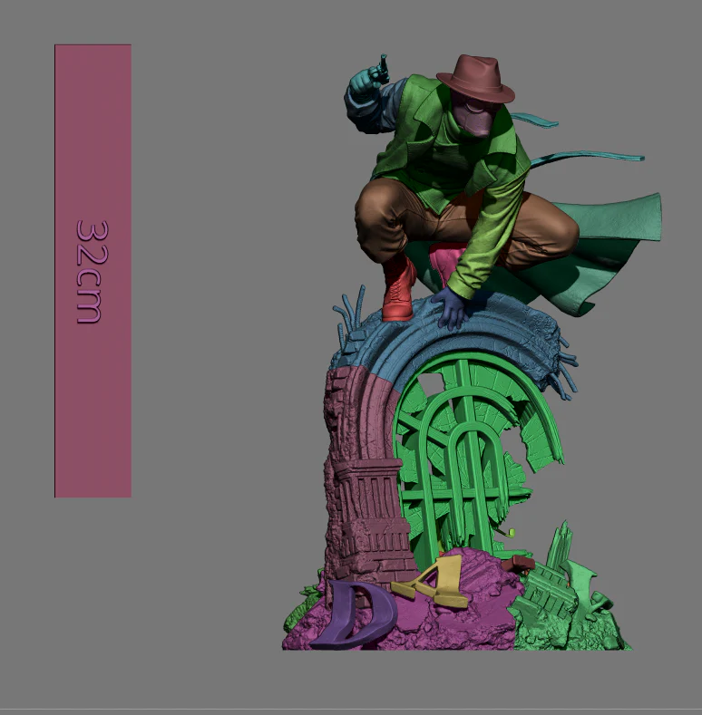 The Masked Vigilante Statue - Image 9