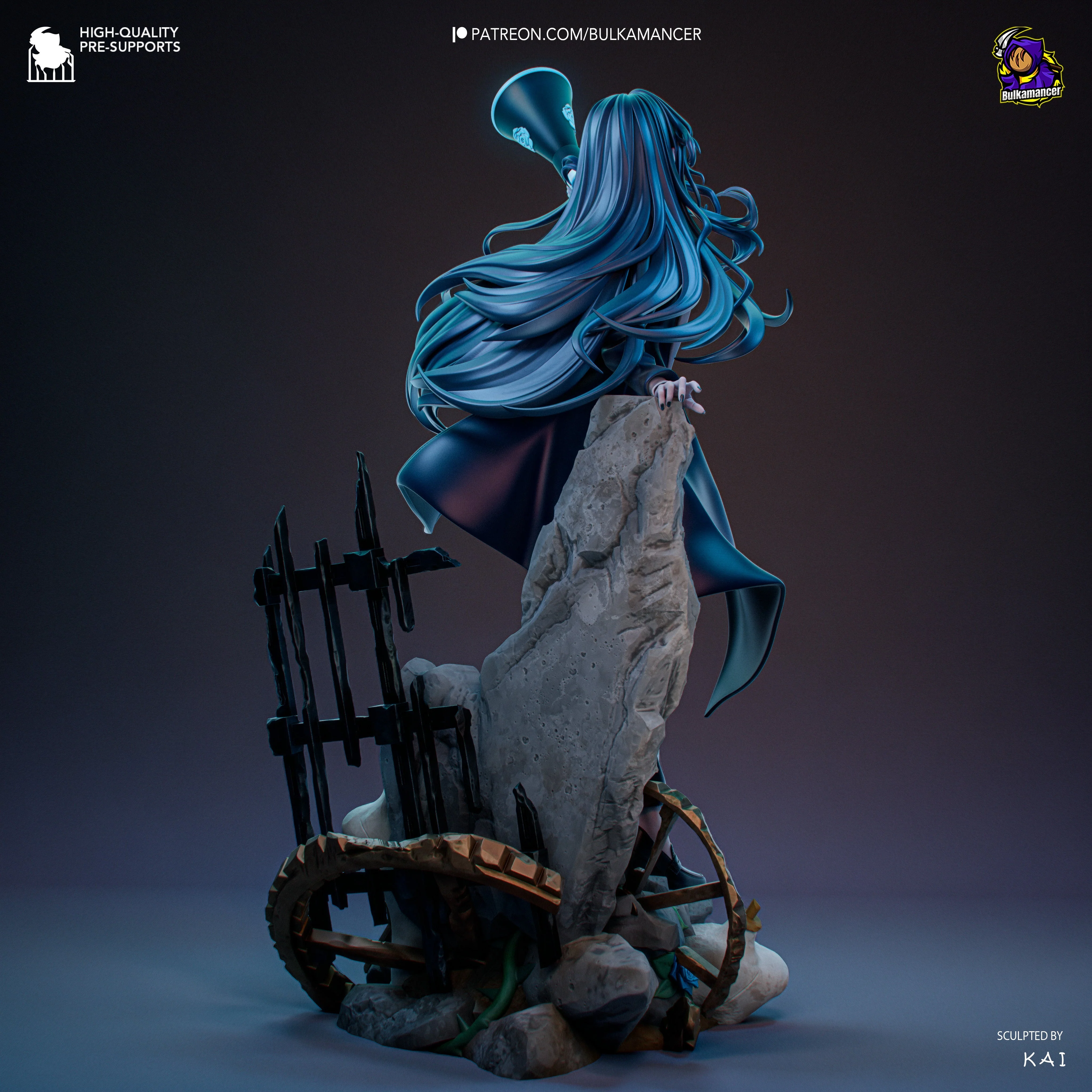 The Midnight Vocalist Statue - Image 7
