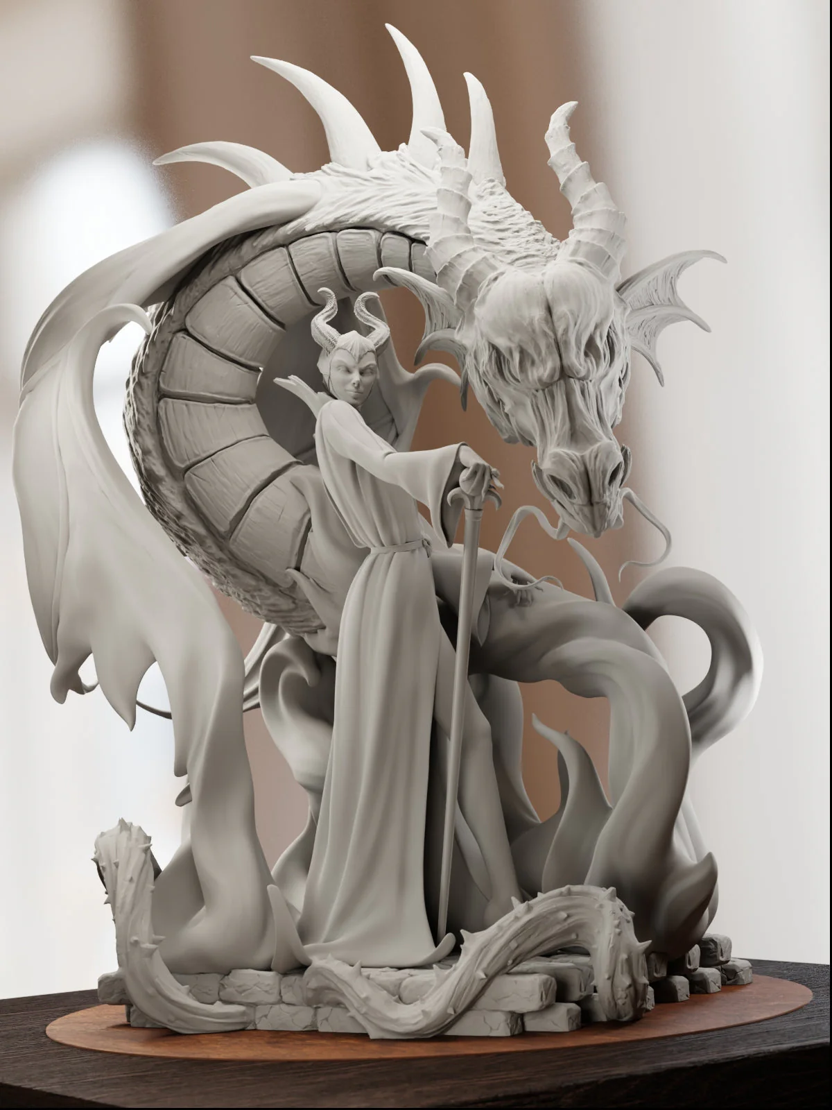 The Mistress of Evil Statue - Image 3