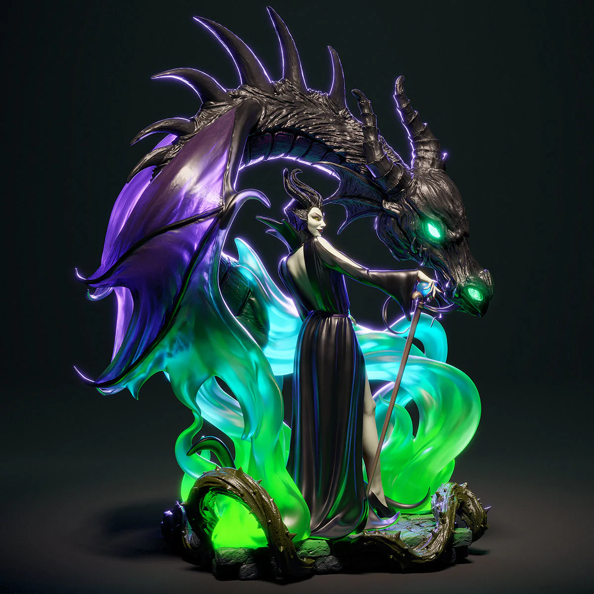 The Mistress of Evil Statue - Image 4