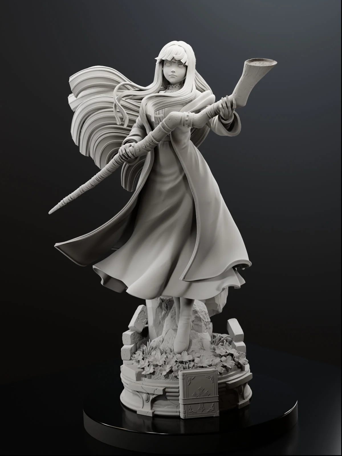 The Moonlit Mage Statue - Image 9