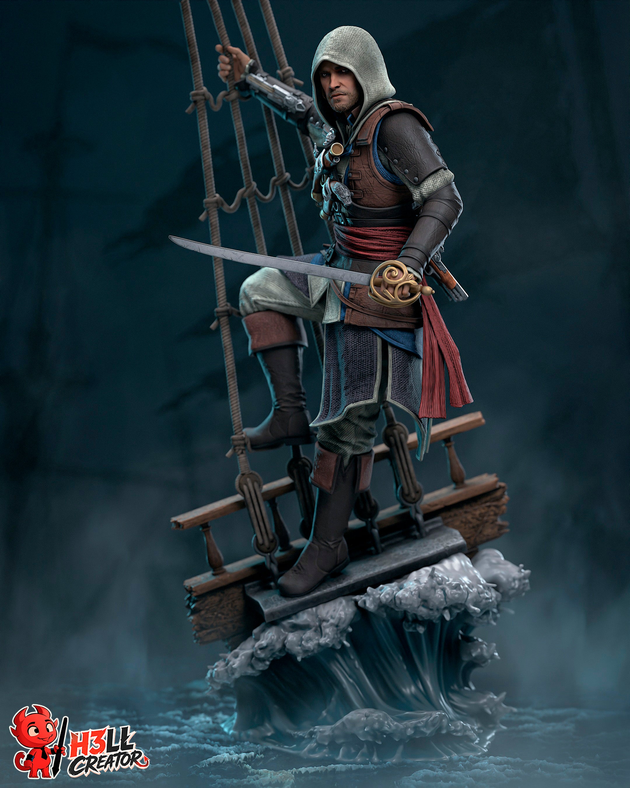 The Pirate Assassin Statue - Image 5