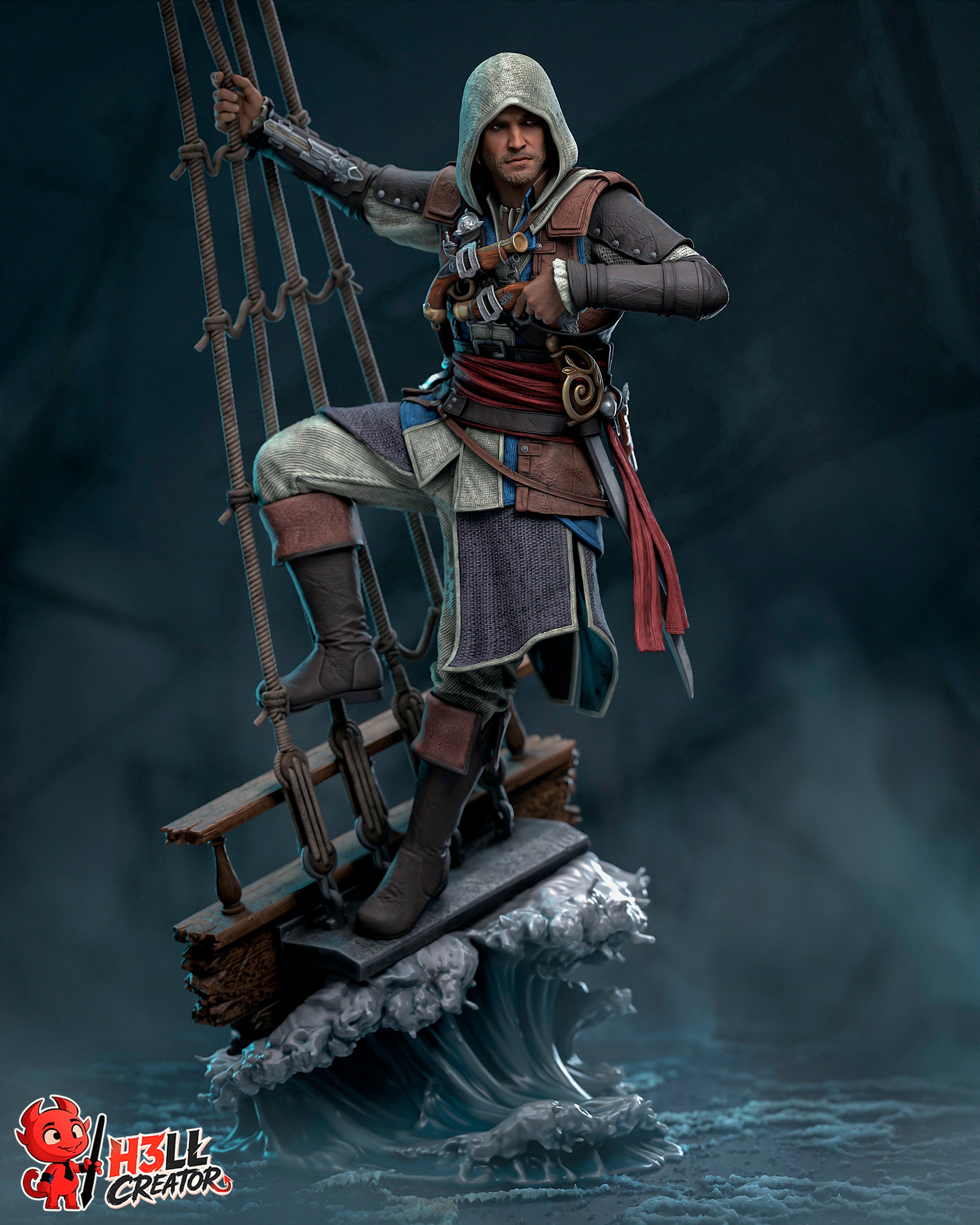 The Pirate Assassin Statue - Image 6