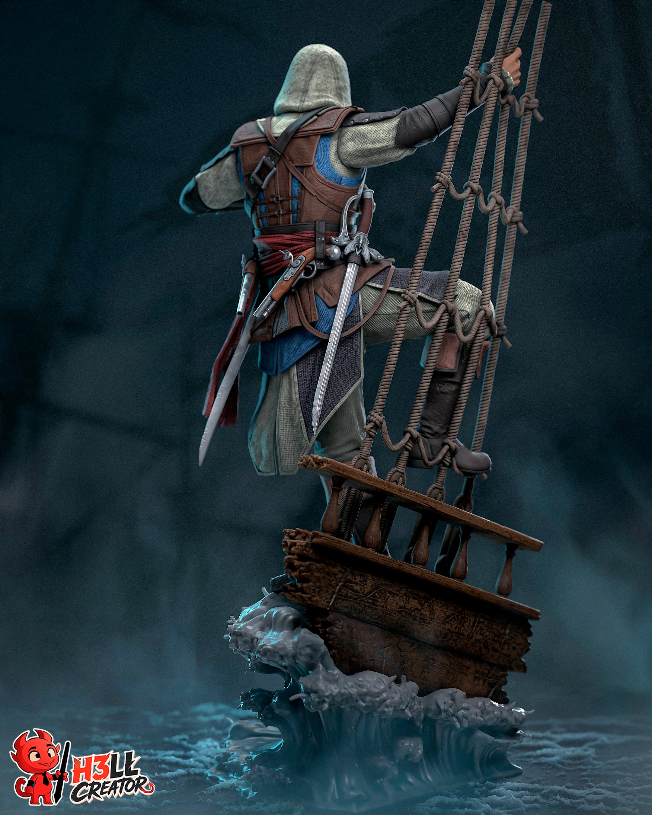 The Pirate Assassin Statue - Image 7