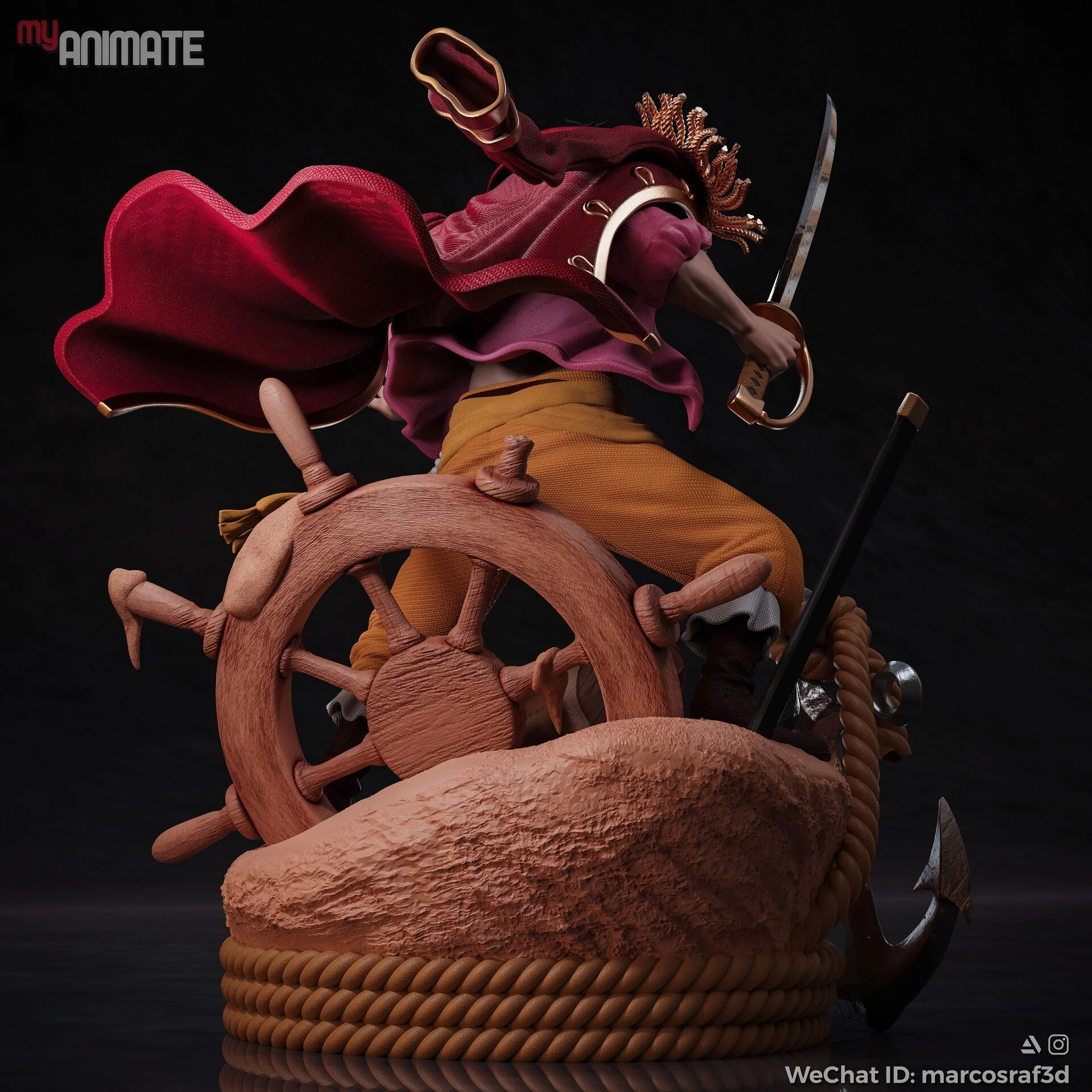 The Pirate King Statue - Image 12