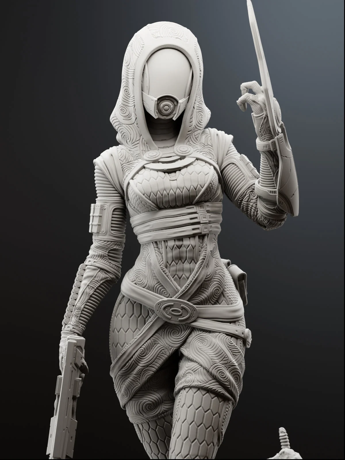 The Quarian Machinist Statue - Image 3