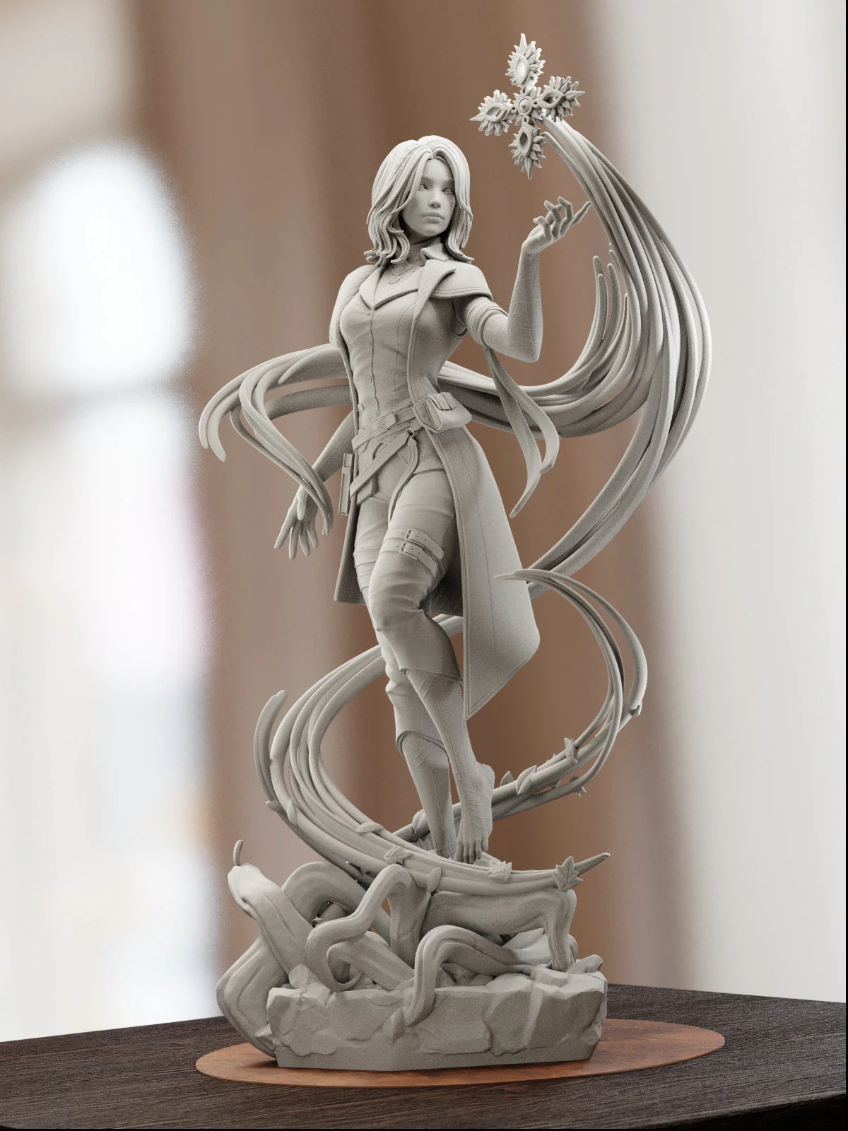 The Quiet Flame Statue - Image 4