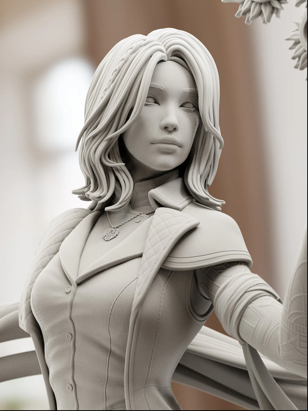 The Quiet Flame Statue - Image 9