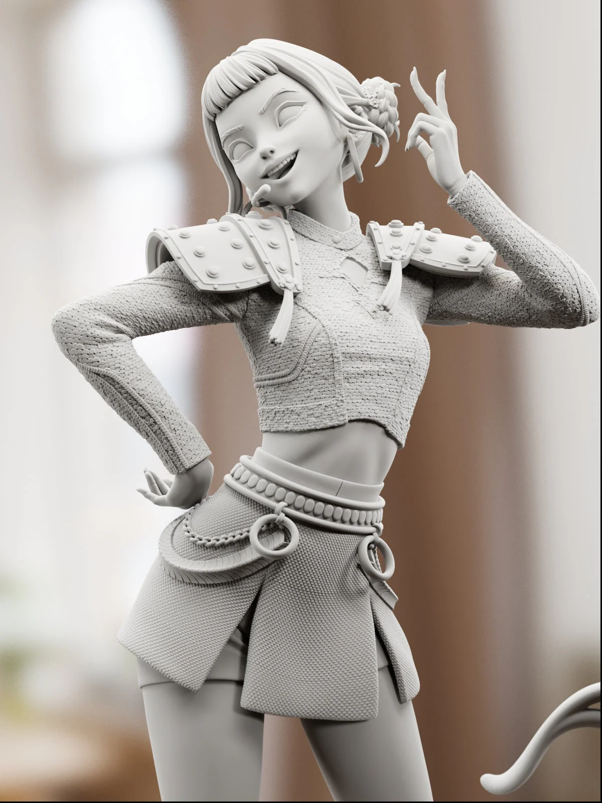 The Quirky Idol Statue