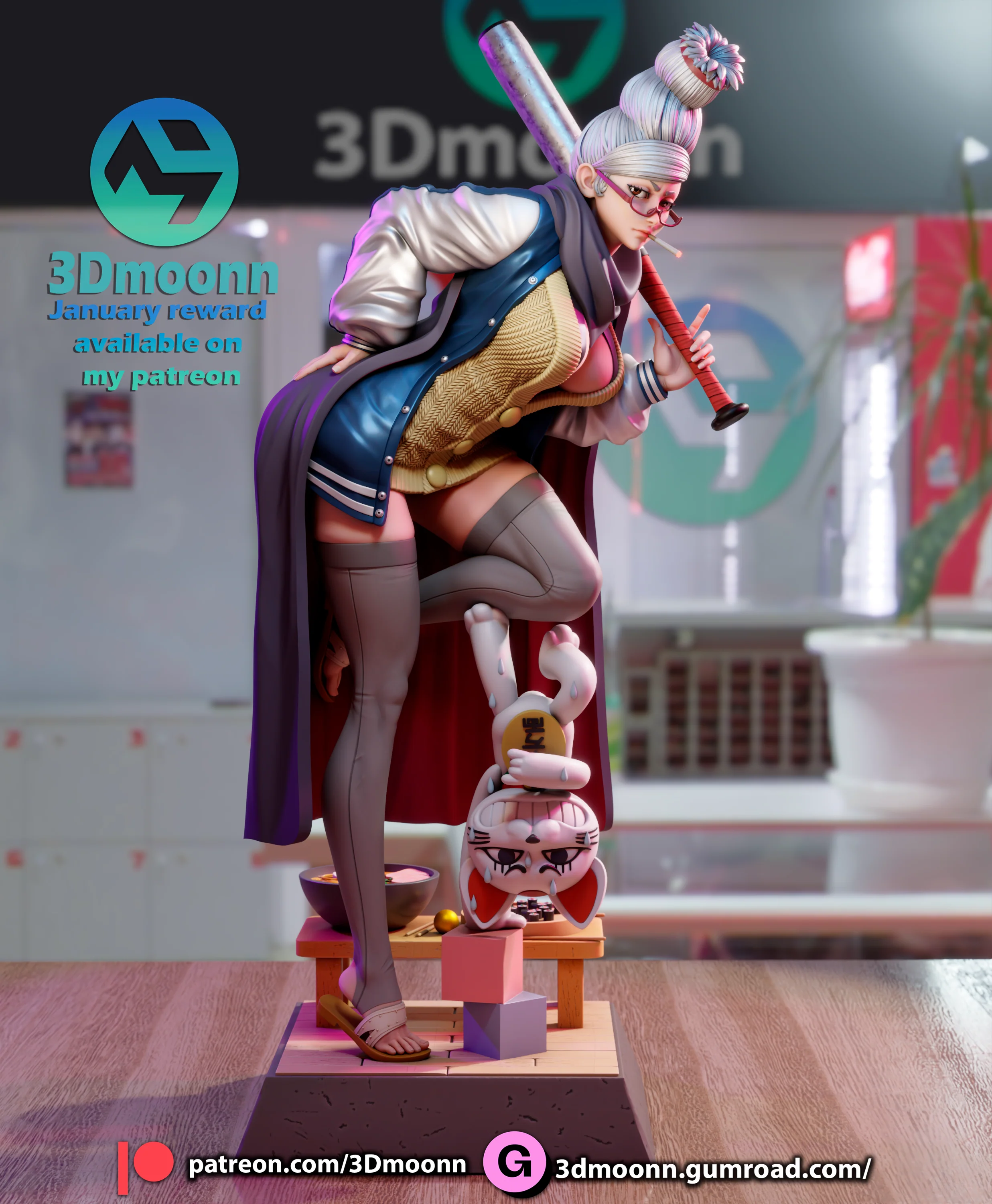 The Rebel Granny Statue