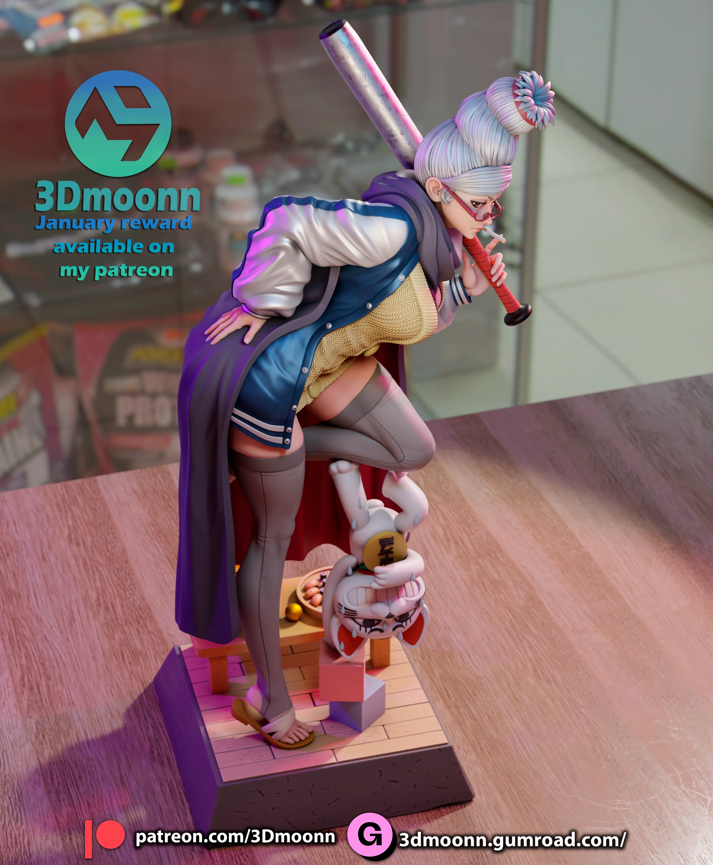 The Rebel Granny Statue - Image 6