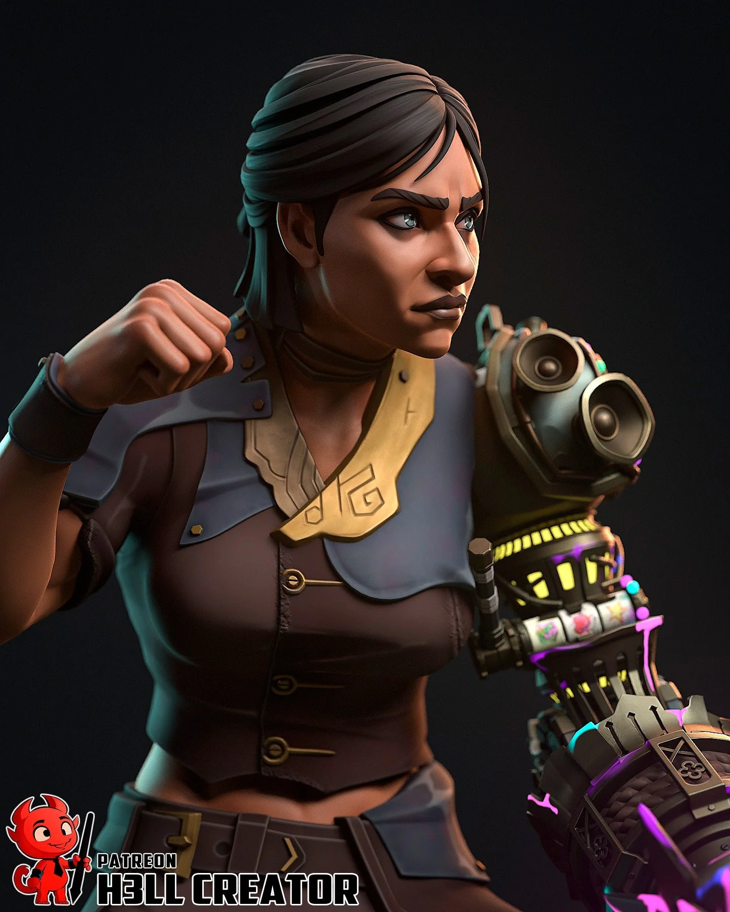 The Shimmer Fist Statue - Image 3