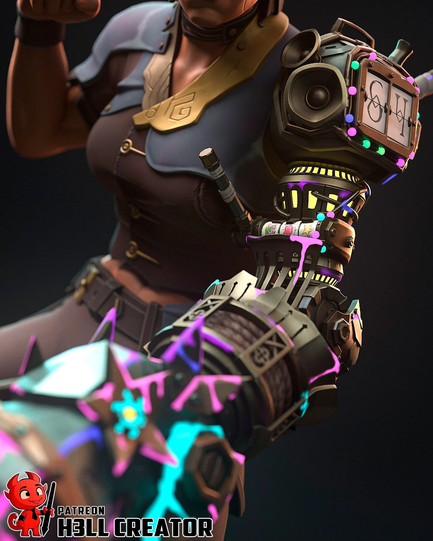 The Shimmer Fist Statue - Image 4