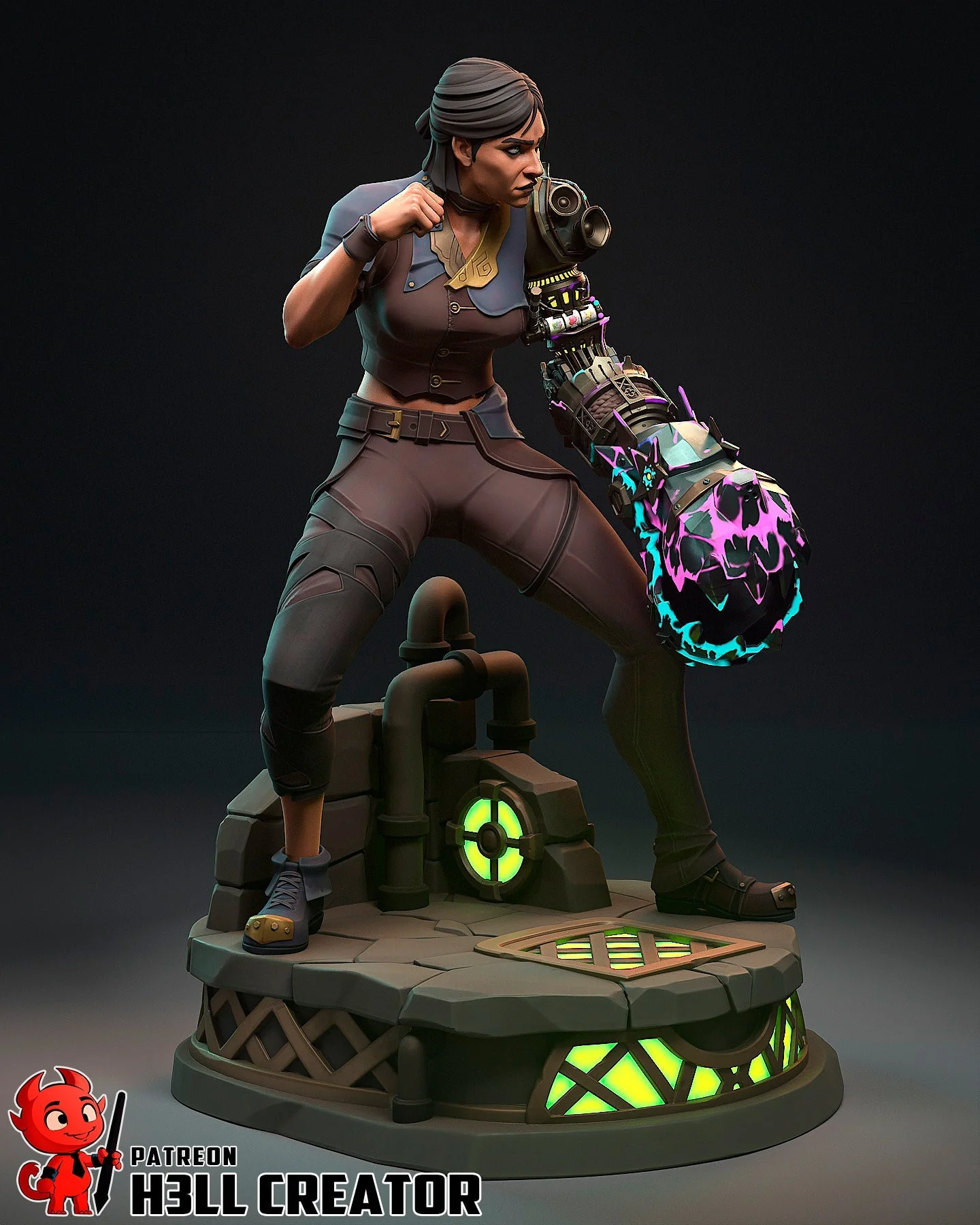 The Shimmer Fist Statue - Image 5