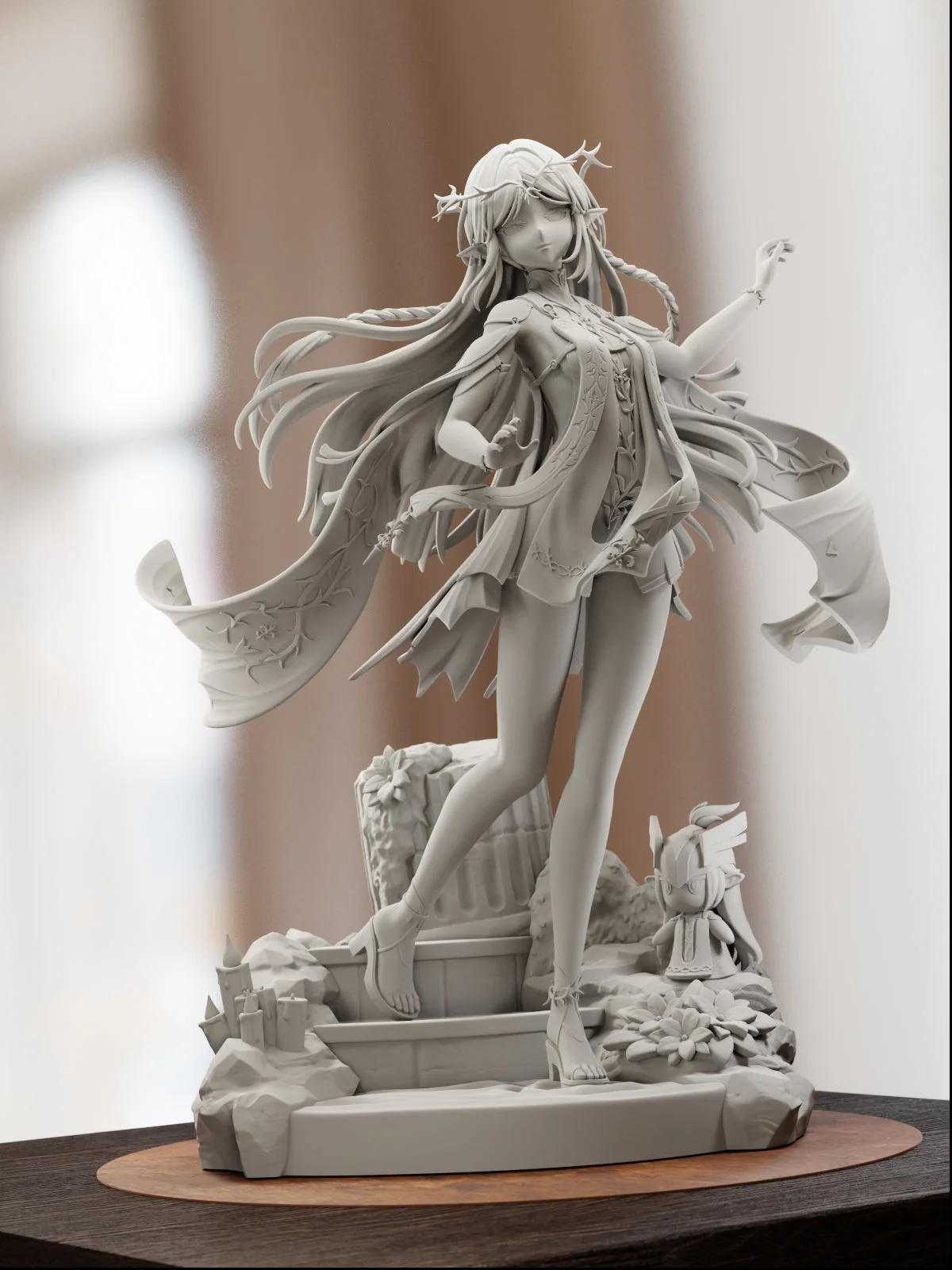 The Steel Rose Statue - Image 7
