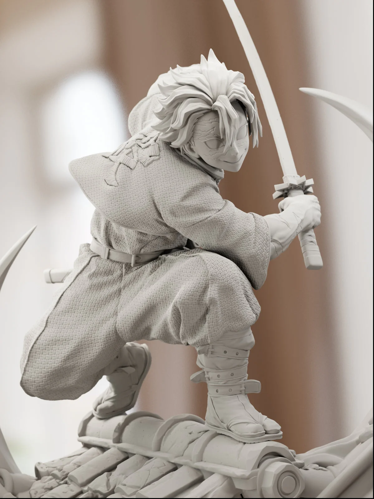 The Storm of Blades Statue