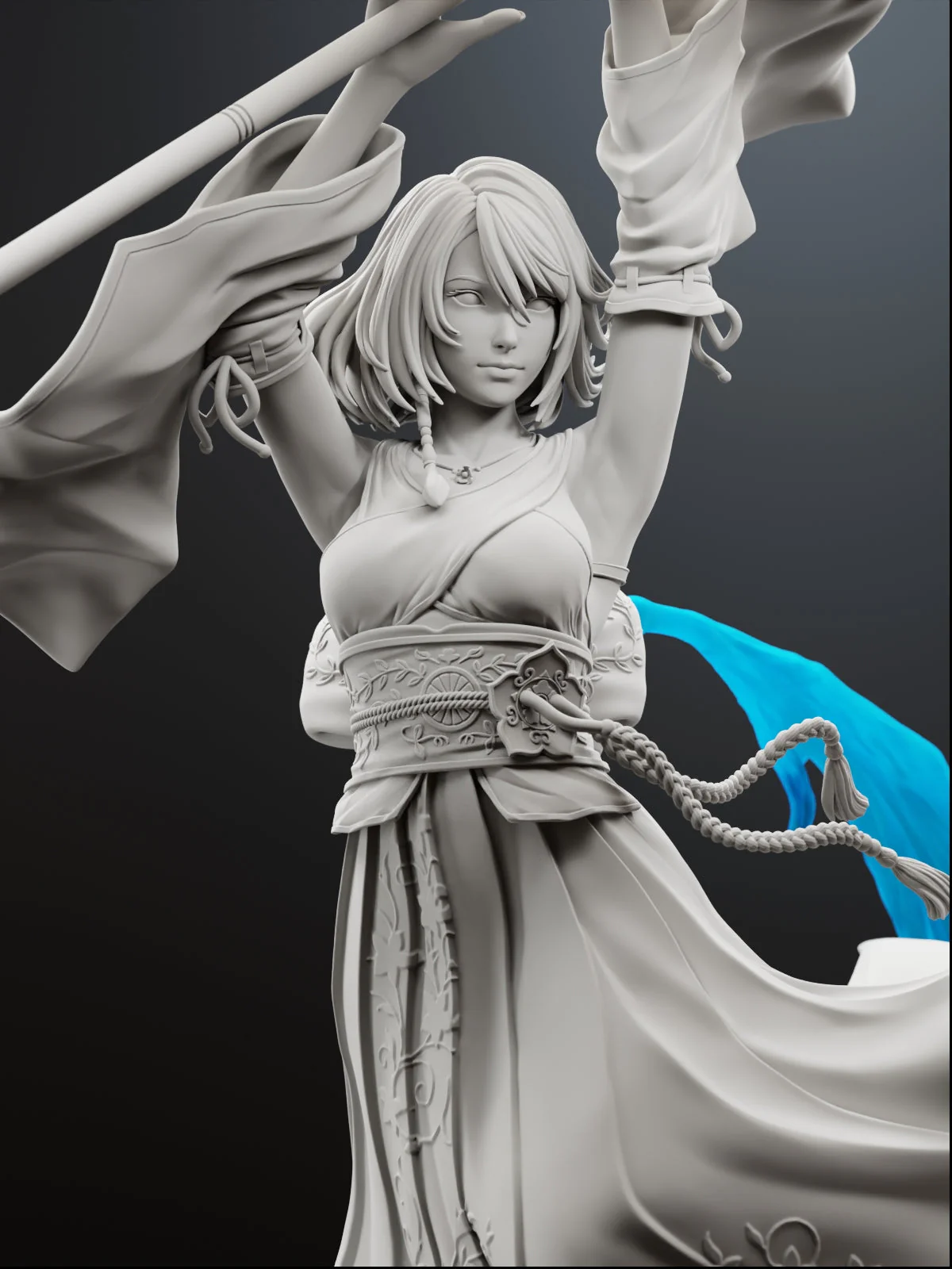 The Summoner of Spira Statue