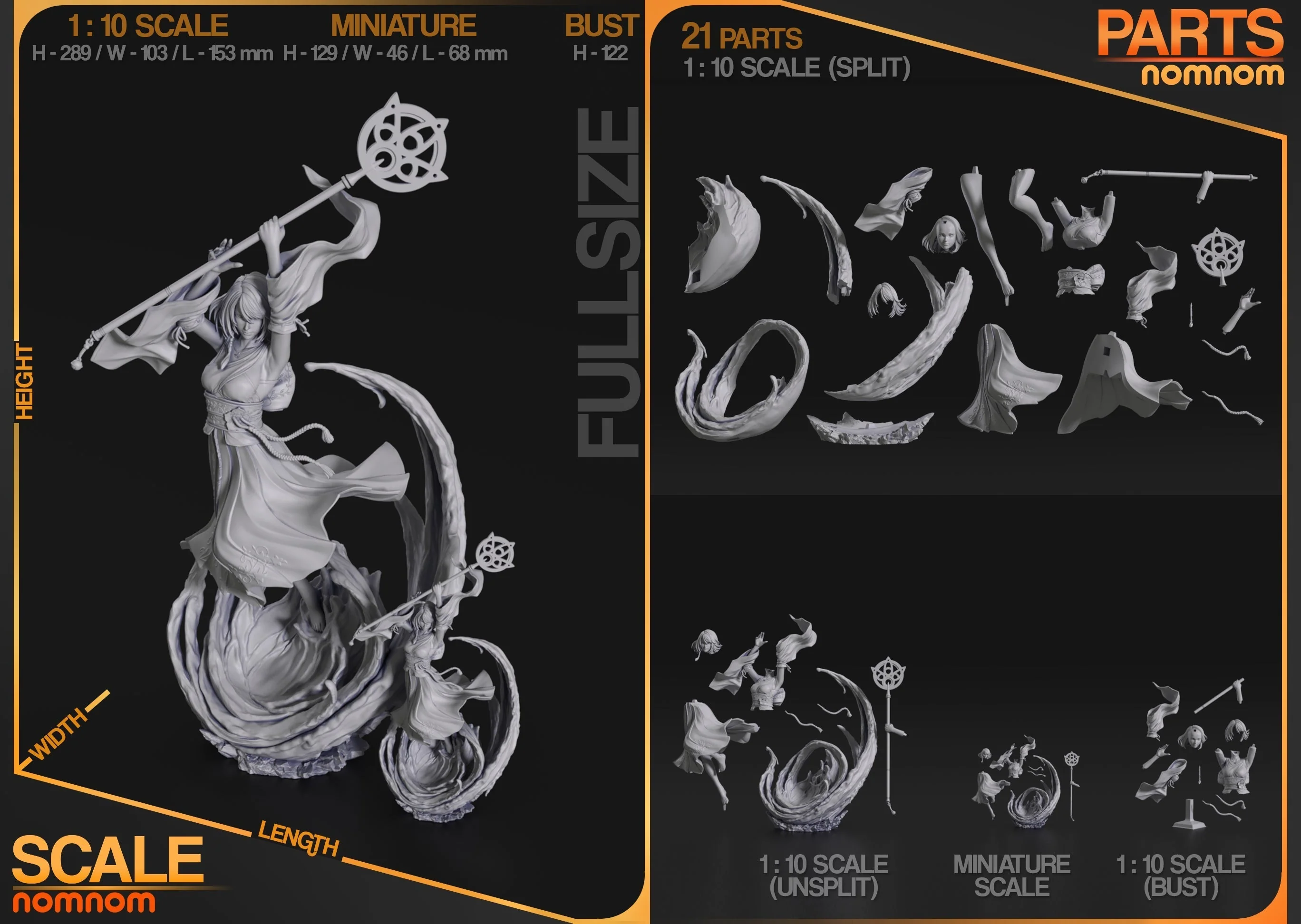 The Summoner of Spira Statue - Image 12