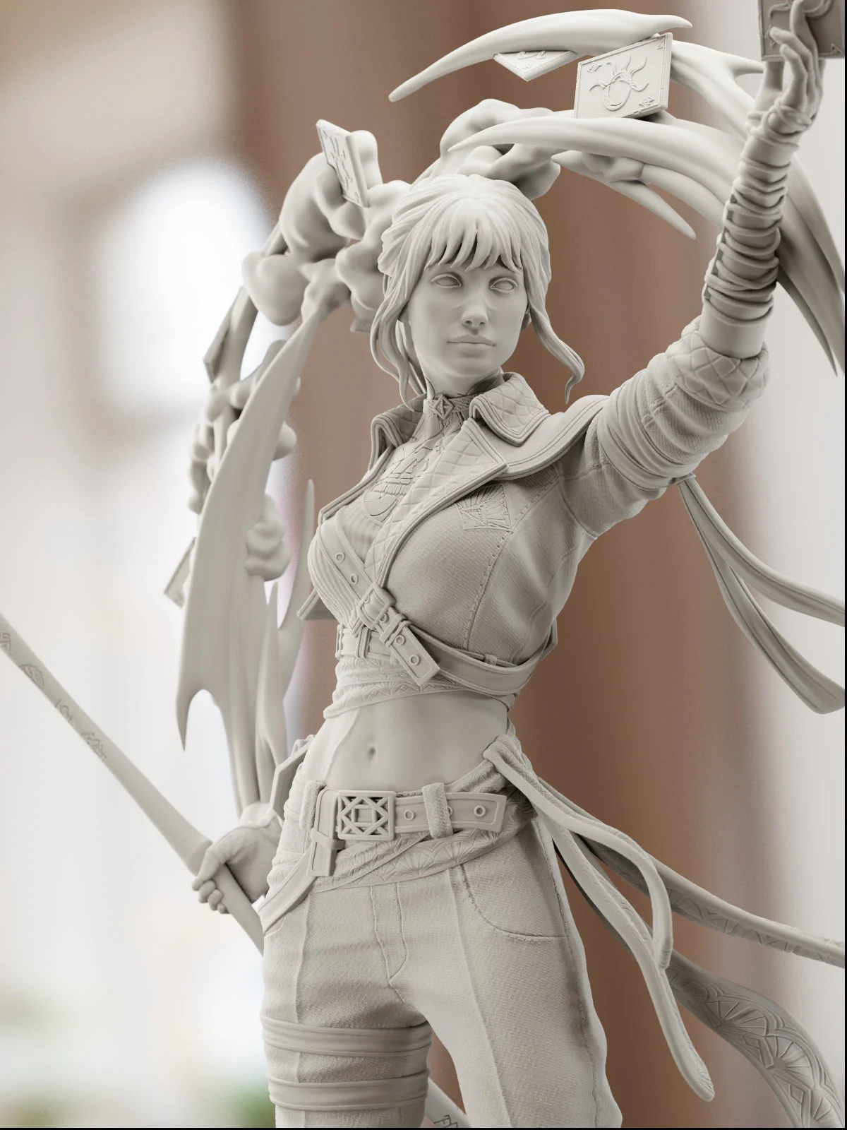 The Tarot Wielder Statue