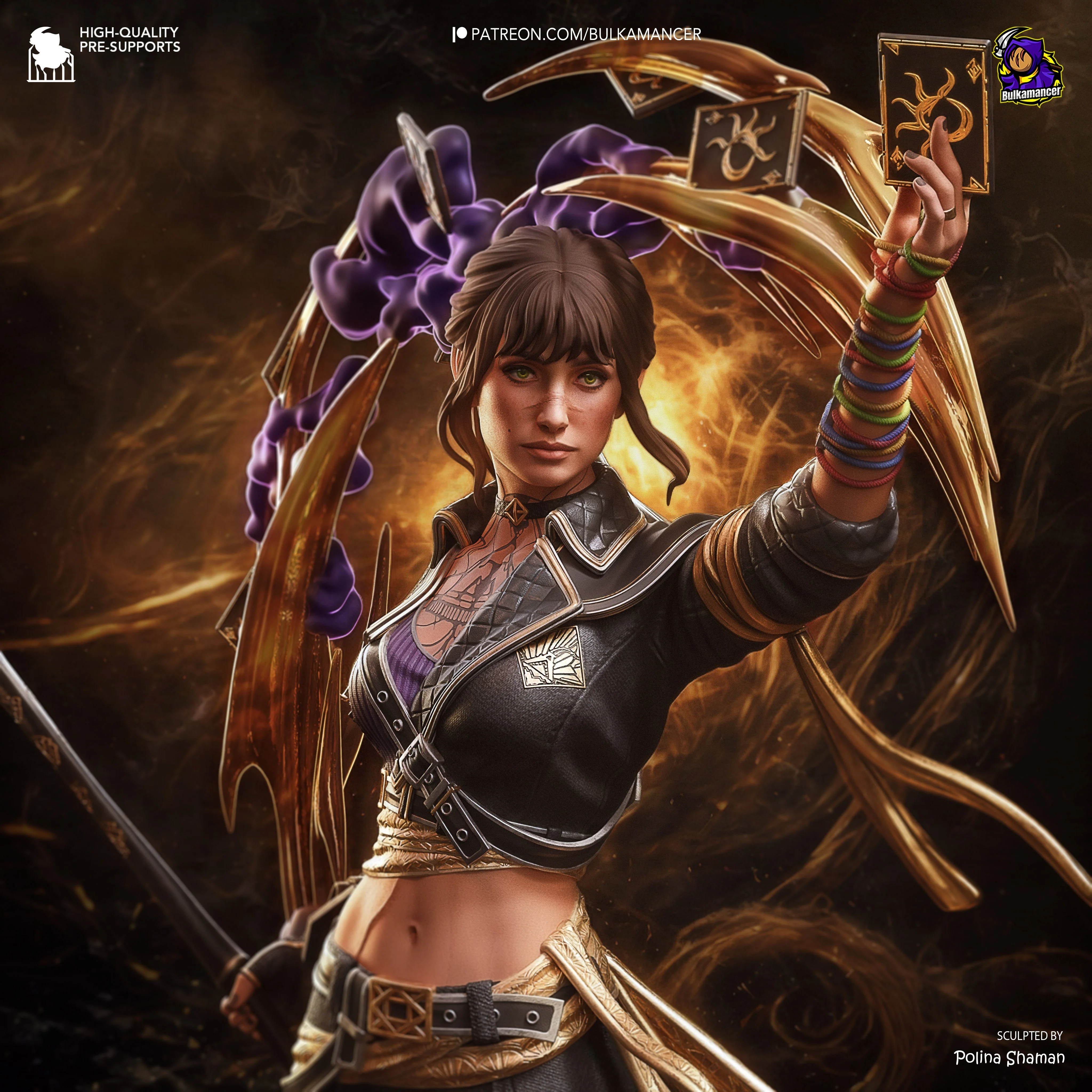 The Tarot Wielder Statue - Image 2