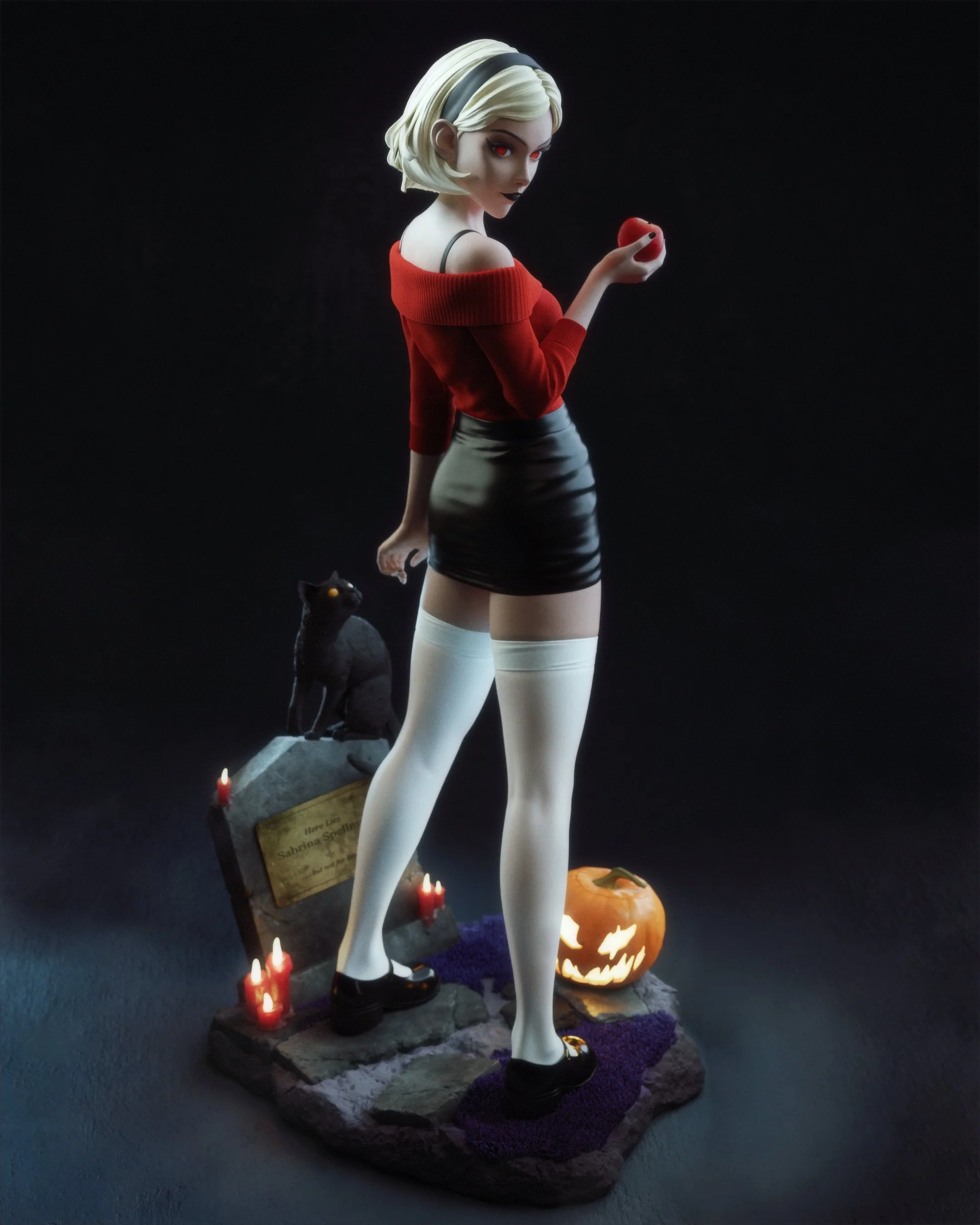 The Teenage Witch Statue - Image 3