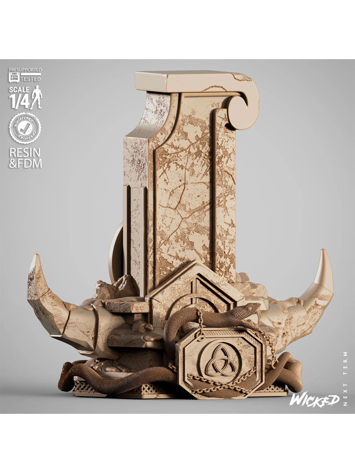 The Thunder God | Maximum Detailed 12K 3D printed bust - Image 6