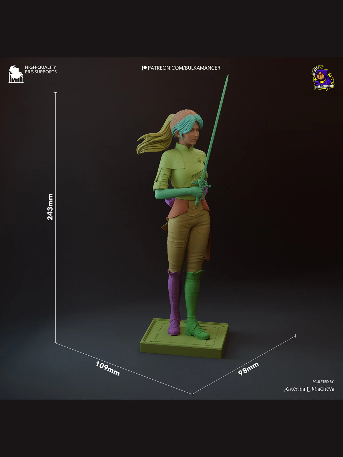 The Time-Bound Warrior Statue - Image 14