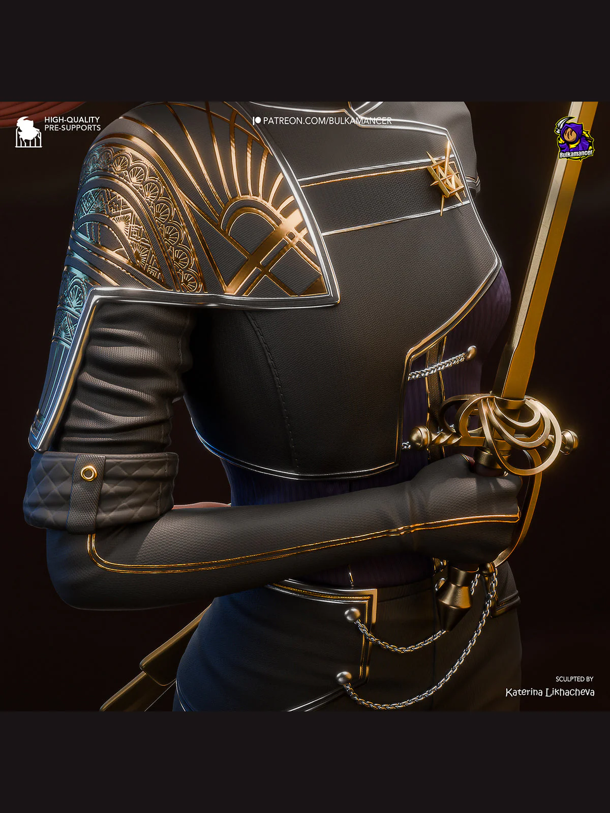 The Time-Bound Warrior Statue - Image 5