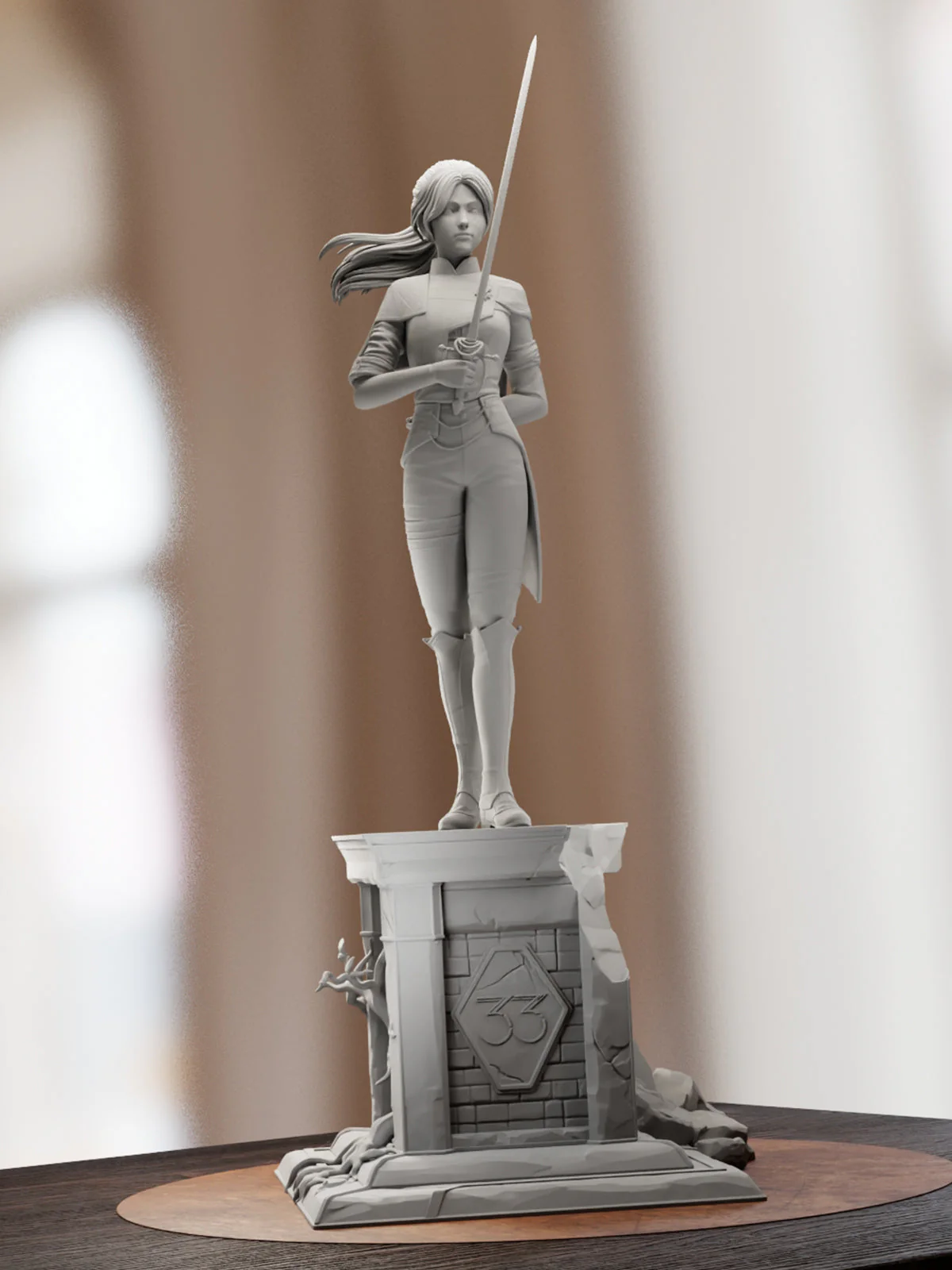 The Time-Bound Warrior Statue - Image 6