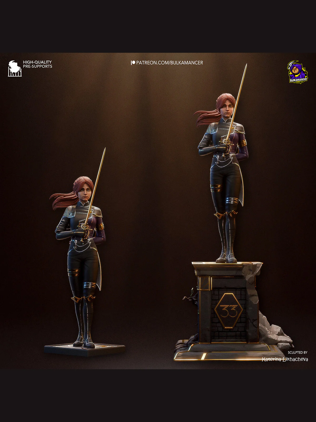 The Time-Bound Warrior Statue - Image 7