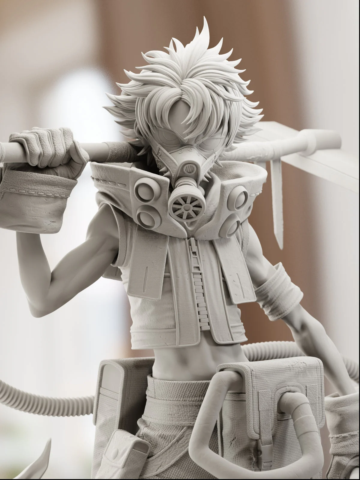 The Trash Warrior Statue