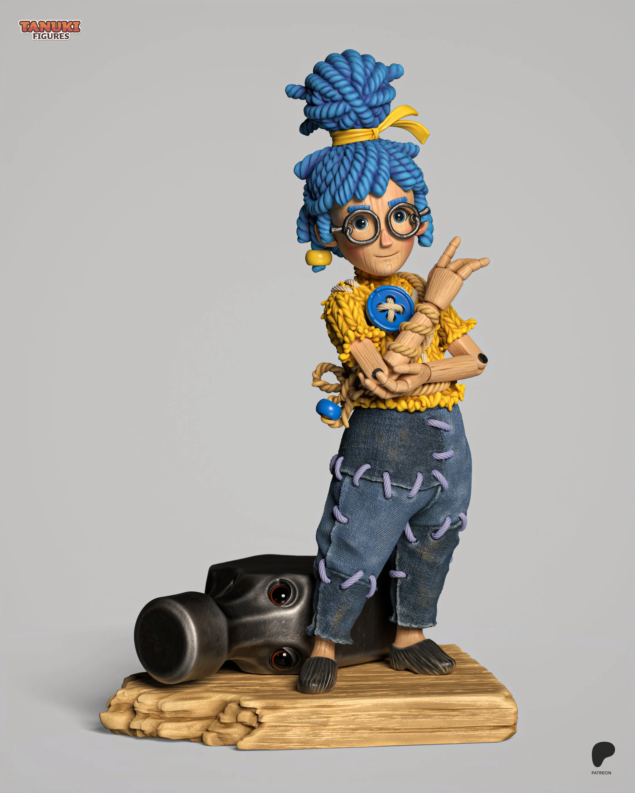 The Unwilling Doll Duo Statue - Image 13
