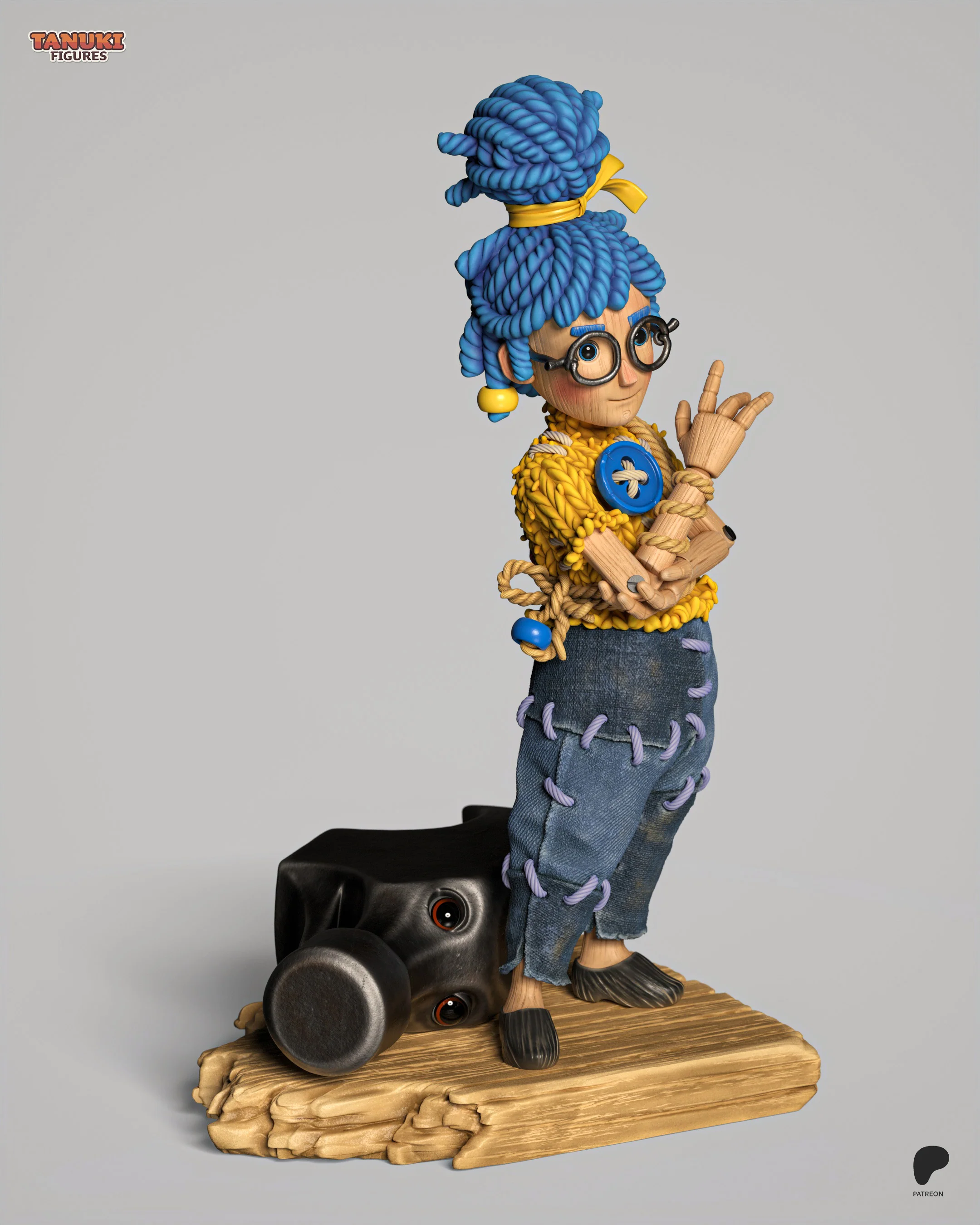The Unwilling Doll Duo Statue - Image 14