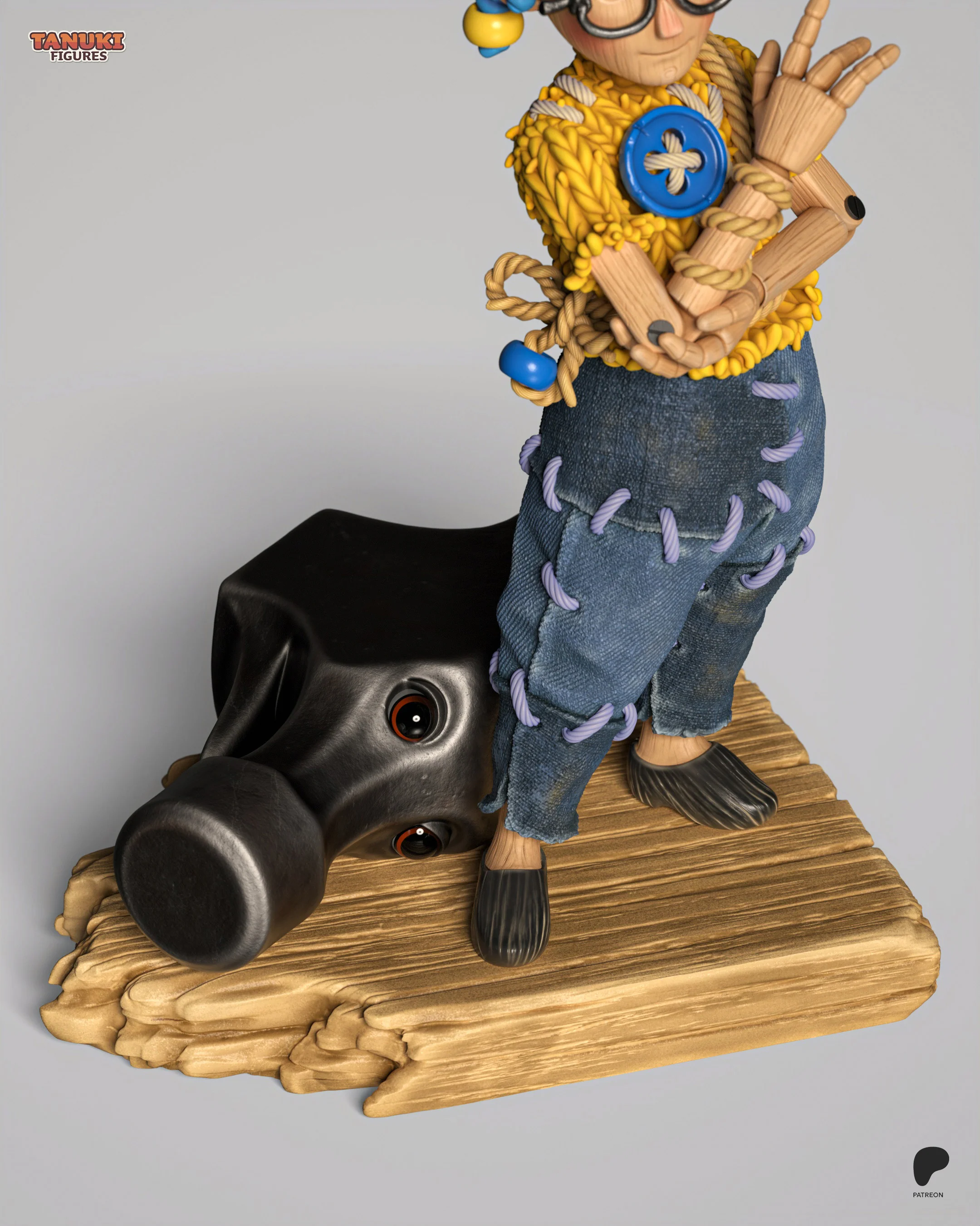The Unwilling Doll Duo Statue - Image 16