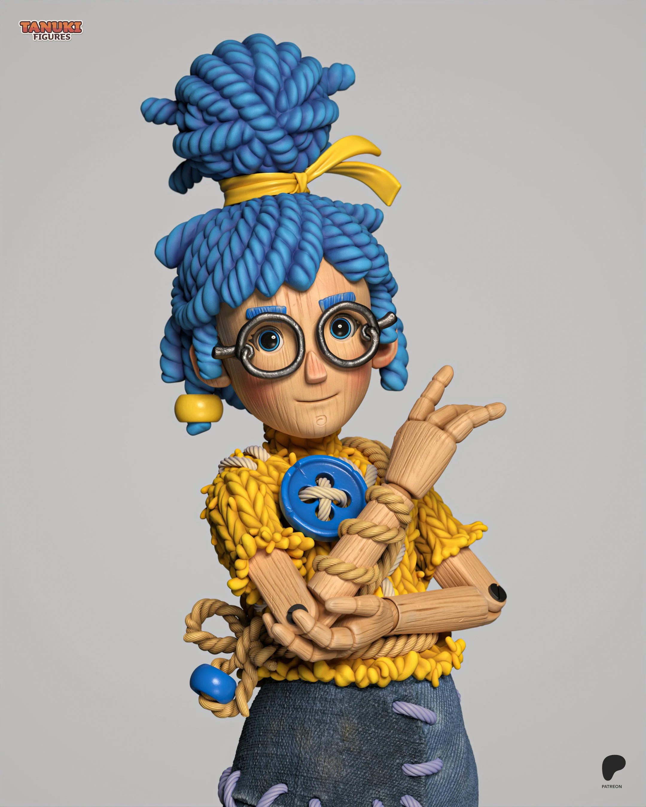 The Unwilling Doll Duo Statue - Image 3