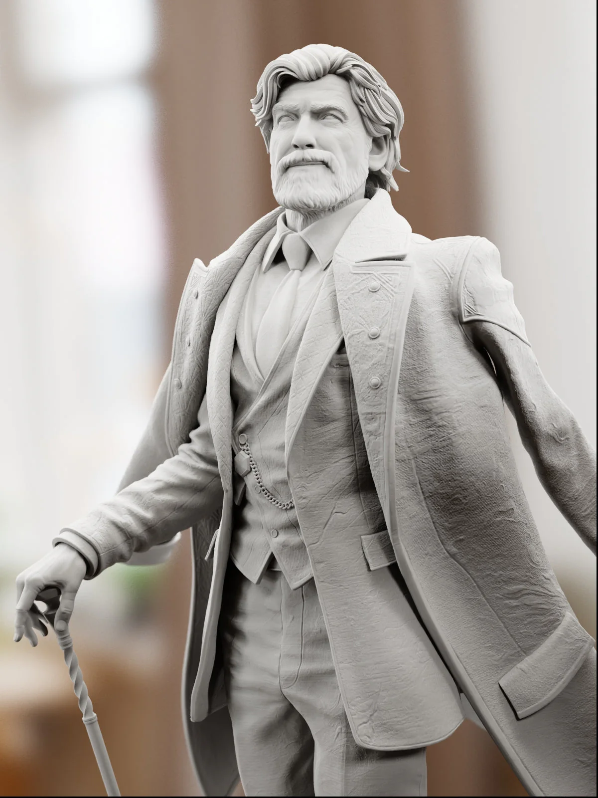 The White-Haired Man Statue - Image 11