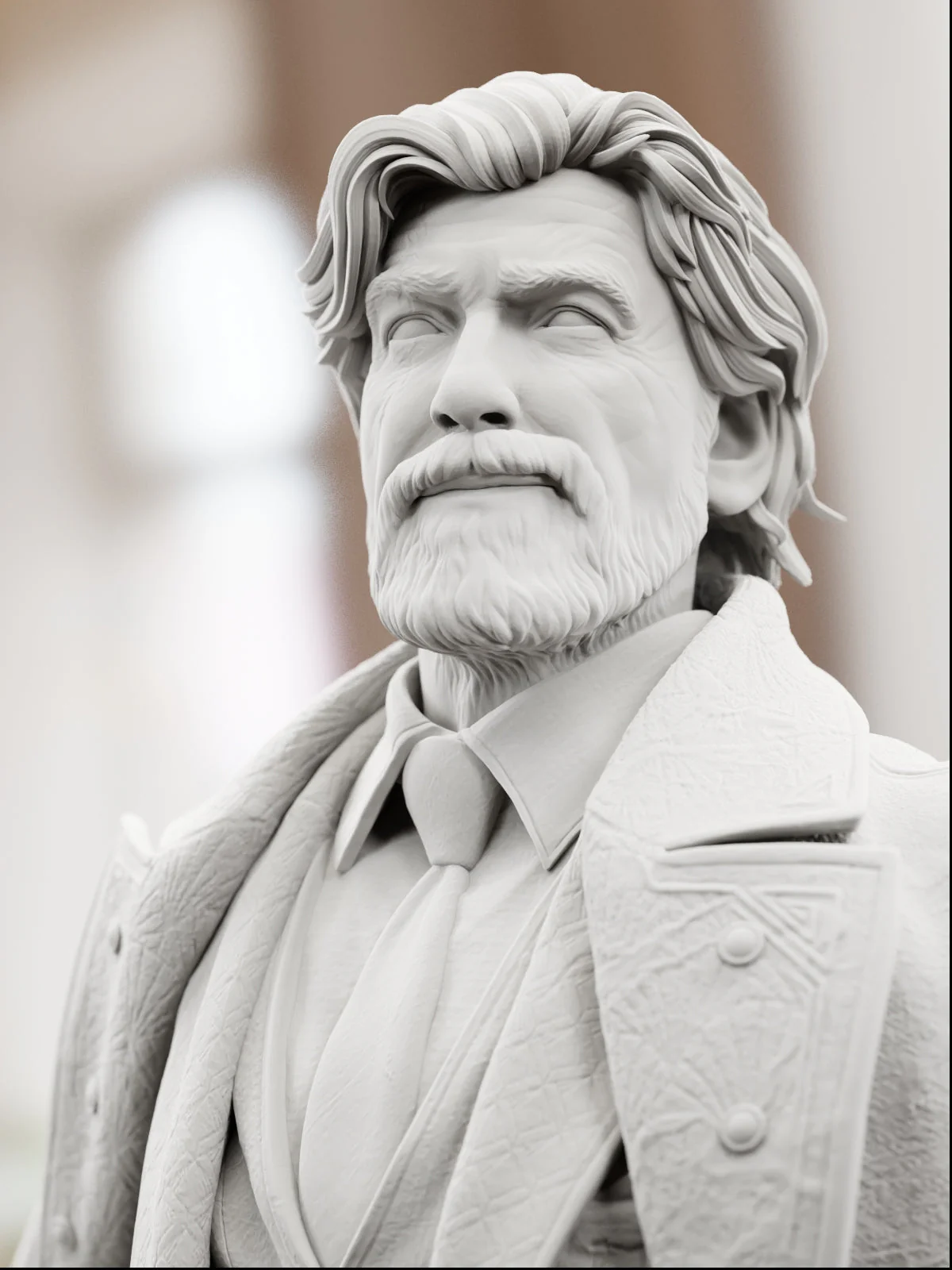 The White-Haired Man Statue - Image 15