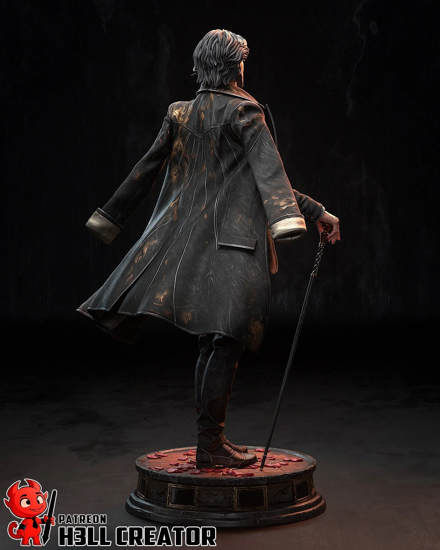 The White-Haired Man Statue - Image 4