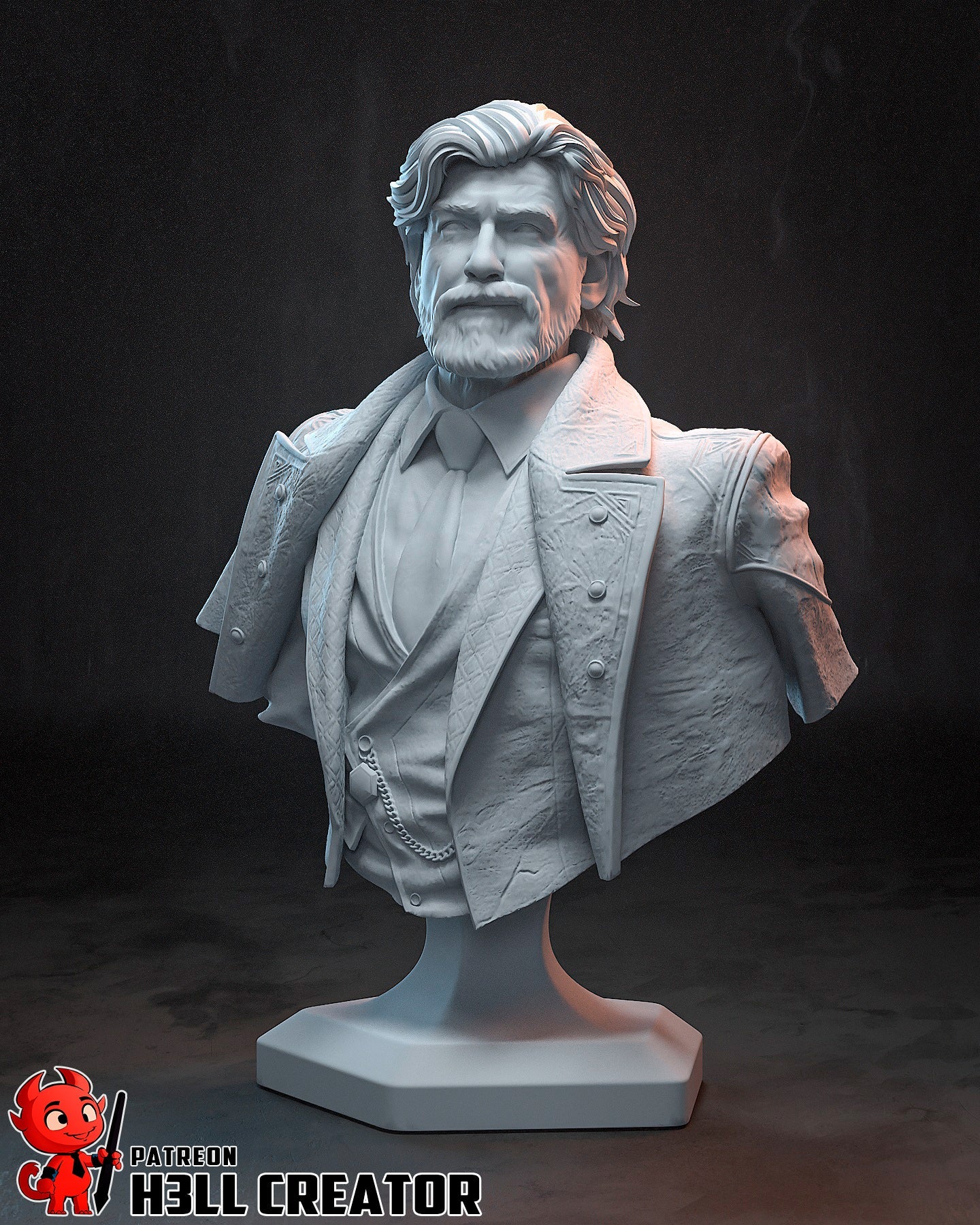 The White-Haired Man Statue - Image 6