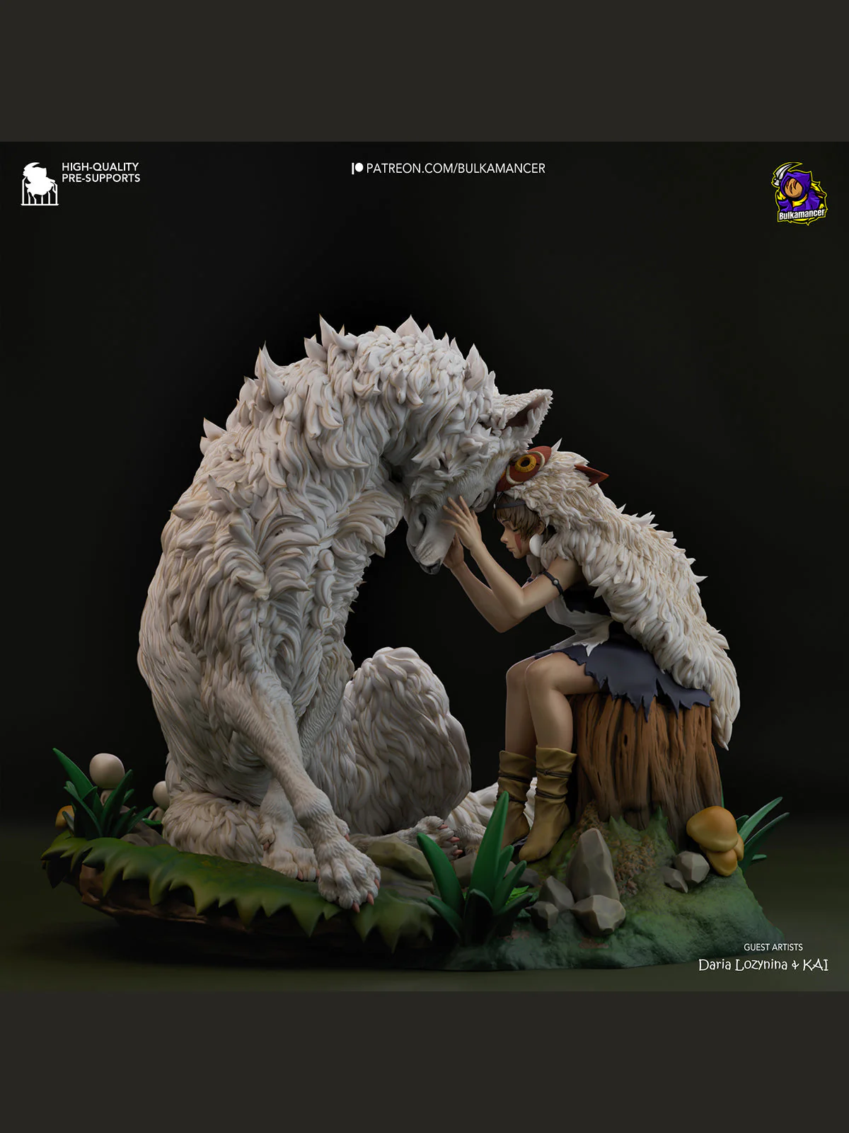 The Wolf Princess Statue - Image 10