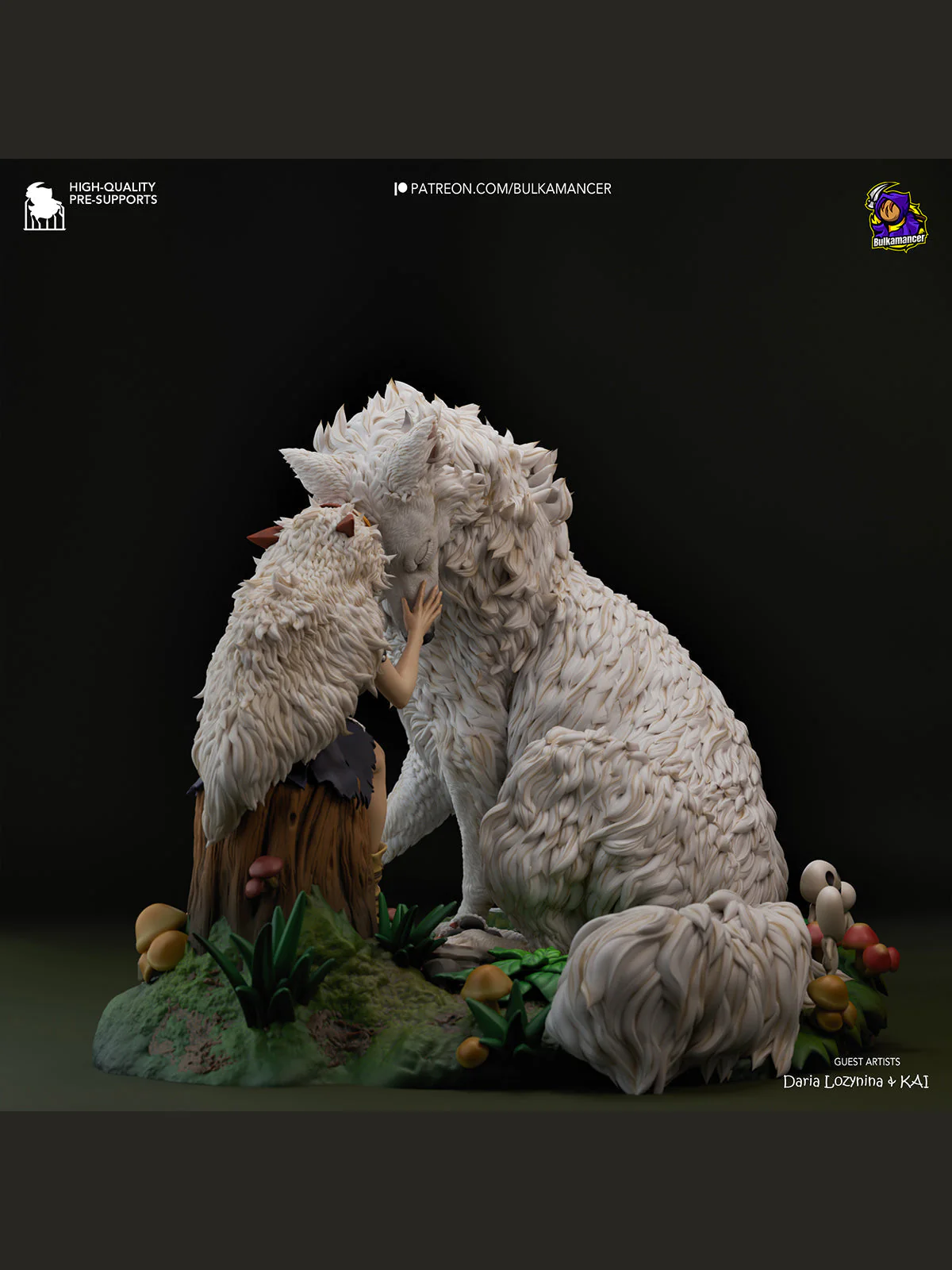 The Wolf Princess Statue - Image 11