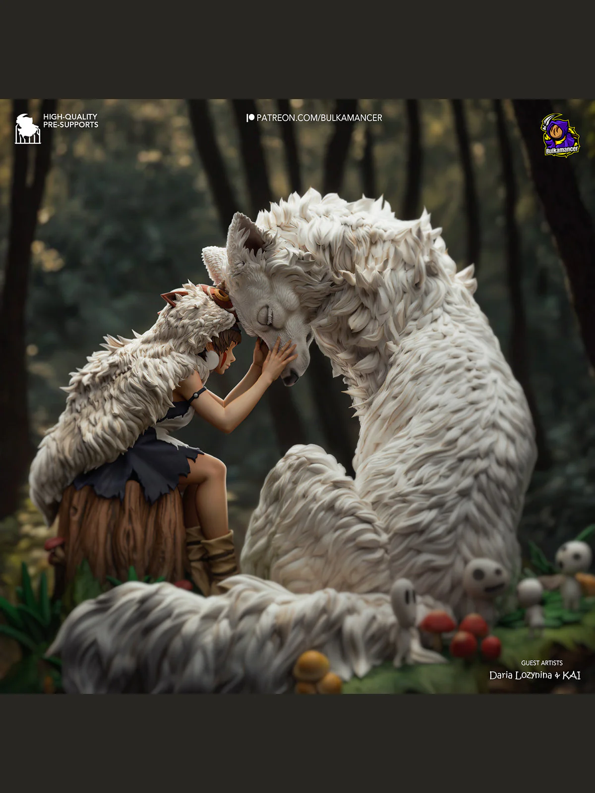 The Wolf Princess Statue - Image 6