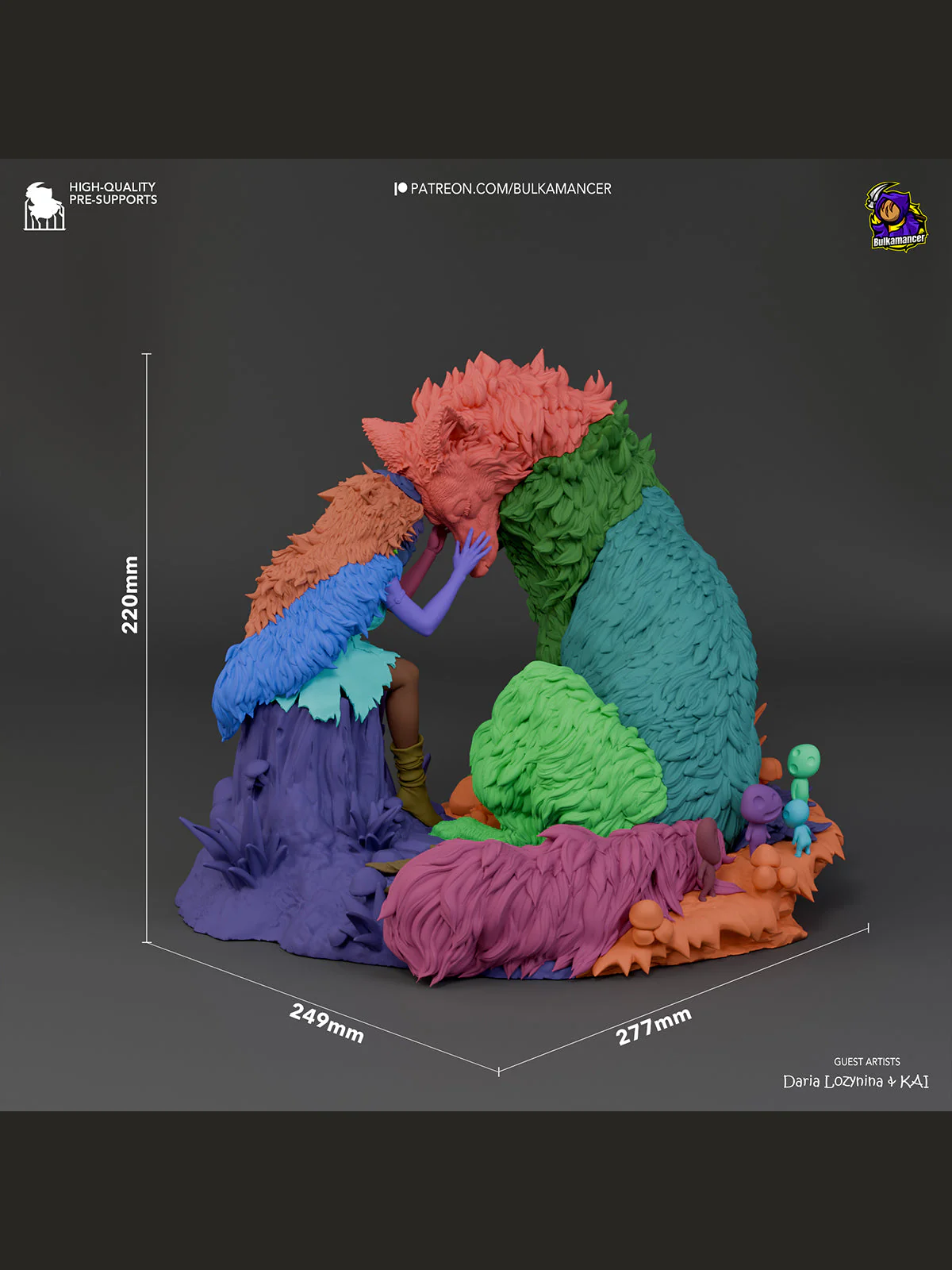 The Wolf Princess Statue - Image 8