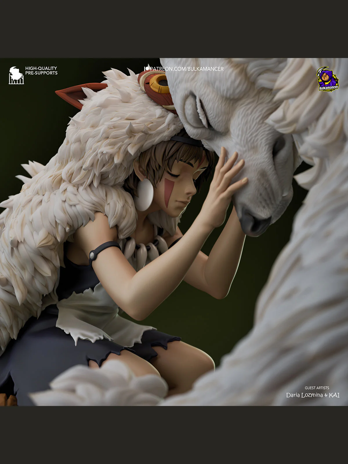 The Wolf Princess Statue - Image 9